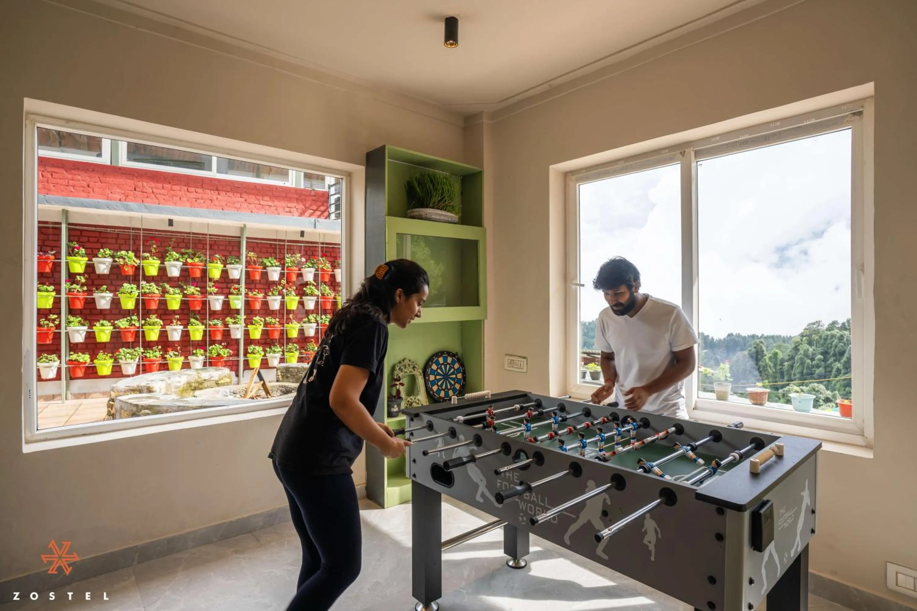 Game Room in Zostel Dharamkot