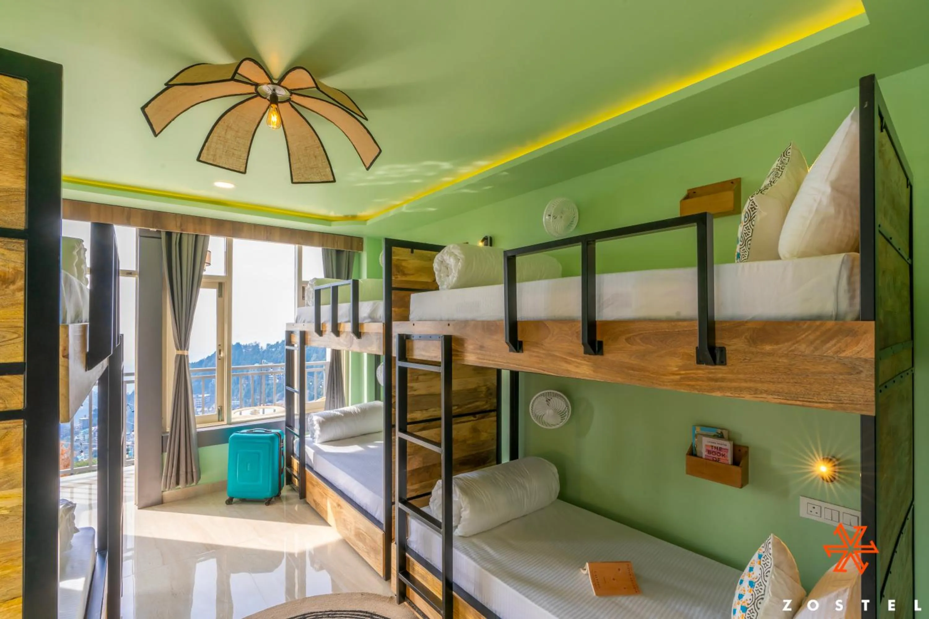 Photo of the whole room in Zostel Dharamkot