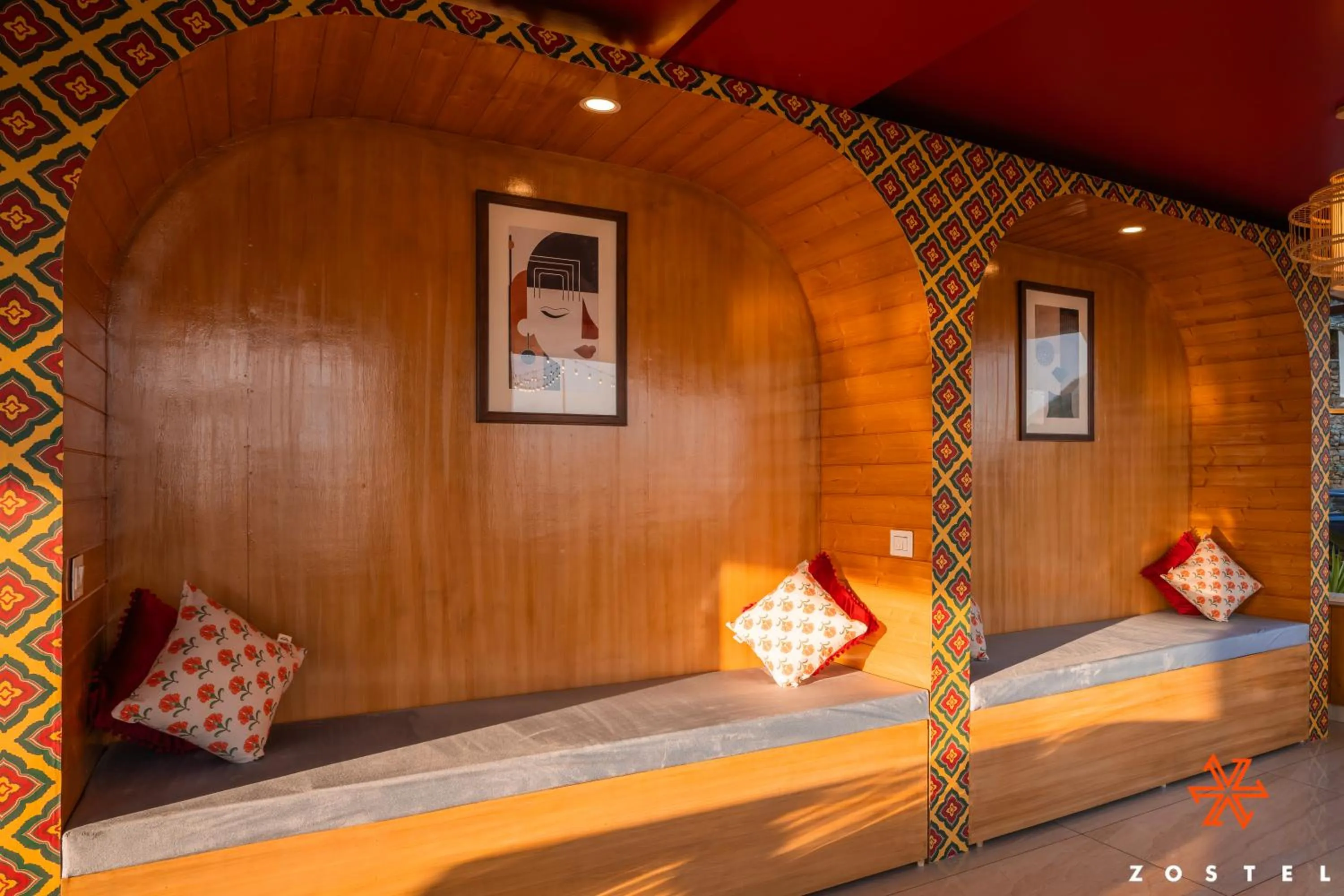 Bedroom in Zostel Dharamkot