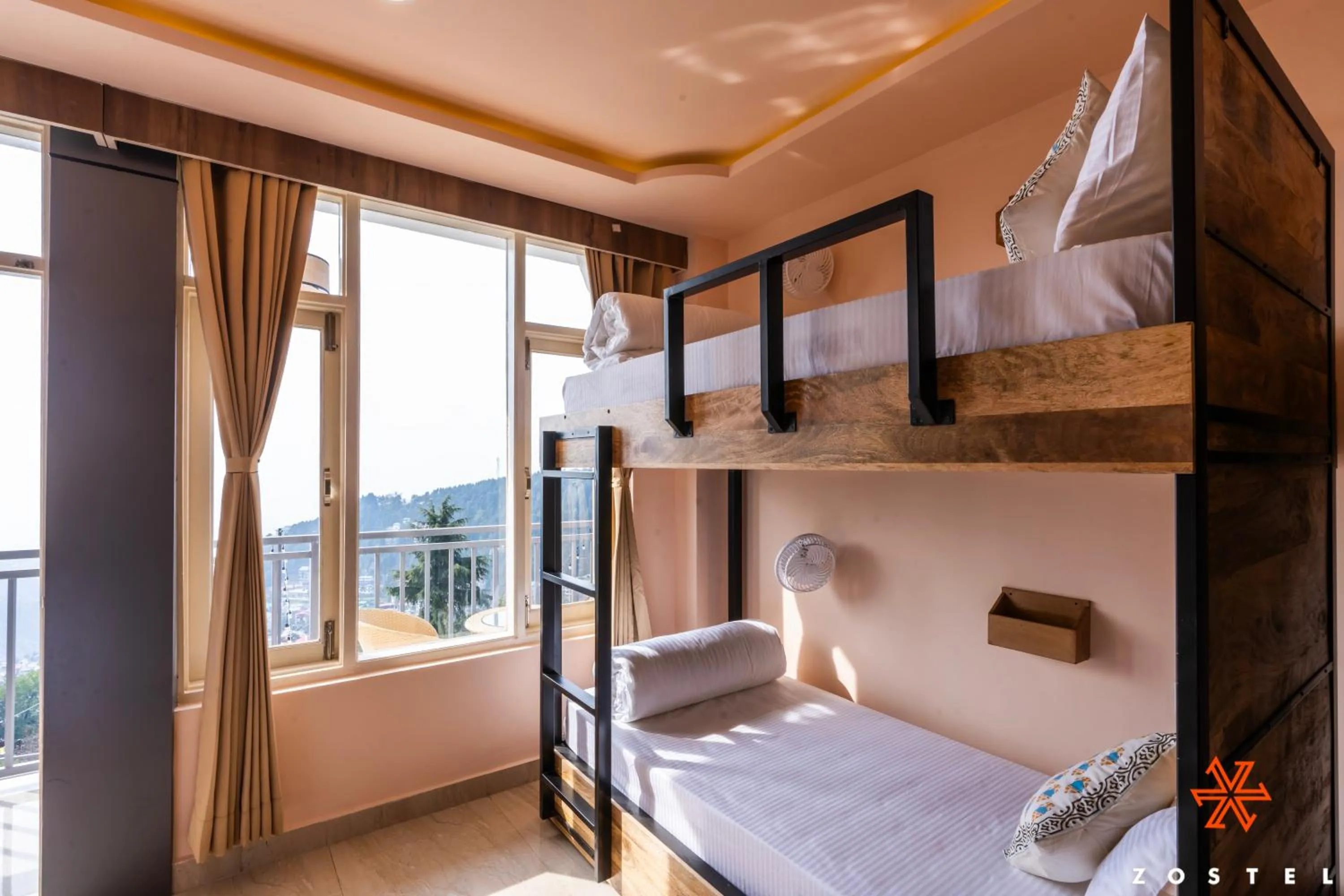 Photo of the whole room in Zostel Dharamkot