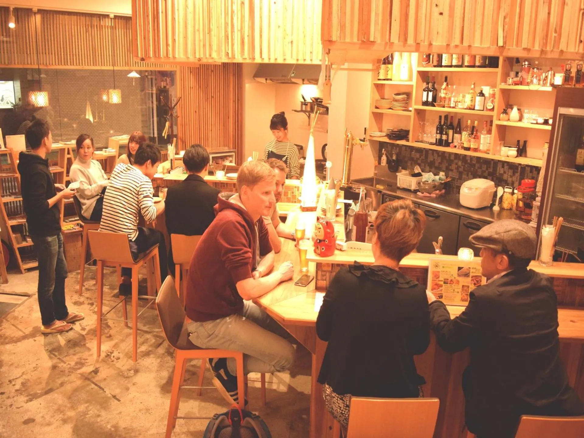 Lounge or bar in Hiroshima Hostel EN