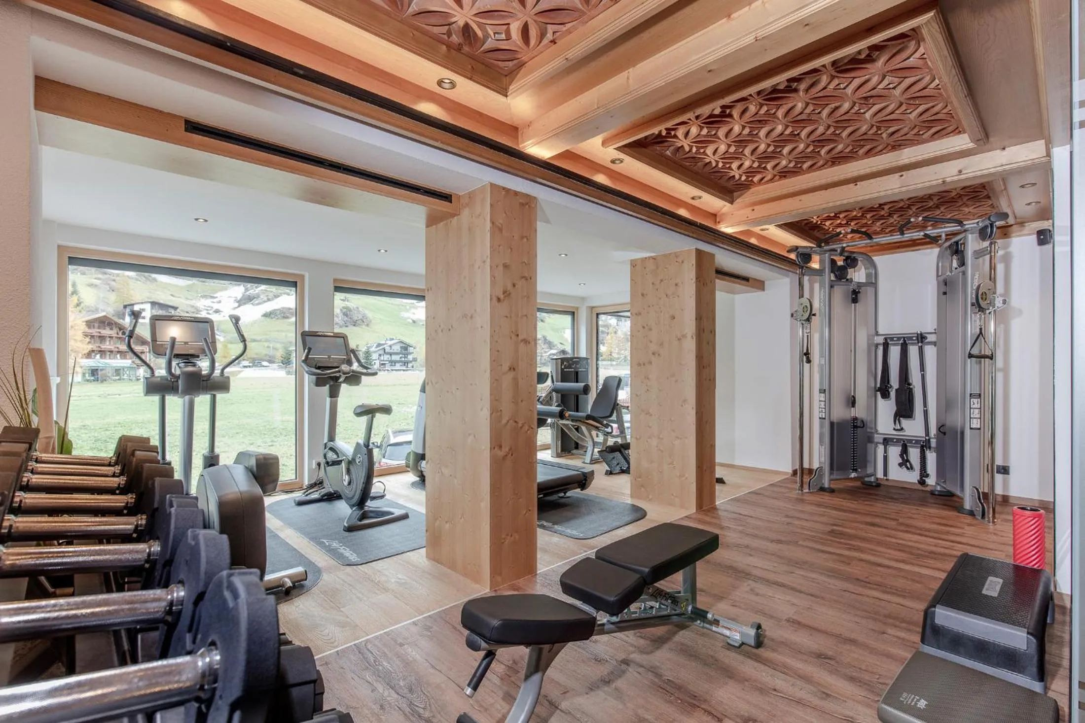 Fitness centre/facilities in Hotel Hubertus