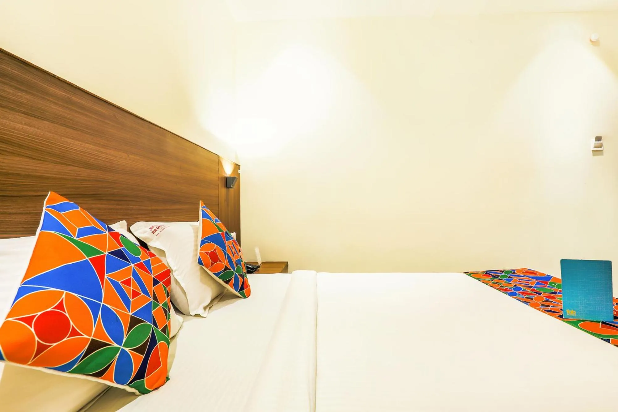Bedroom, Bed in FabHotel RR Grand - Next to Trendset Mall
