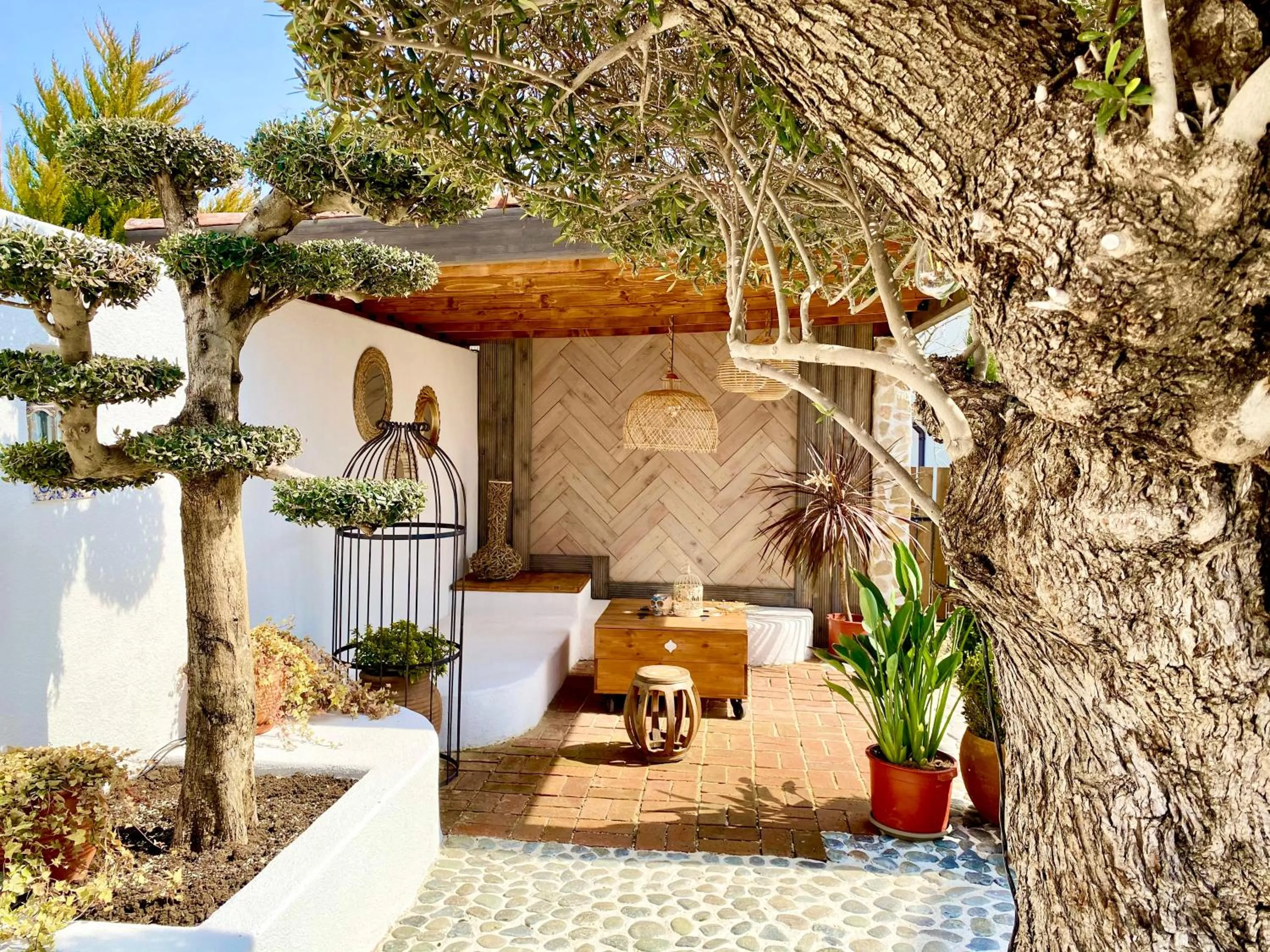 Seating area in Casa de oro Alma