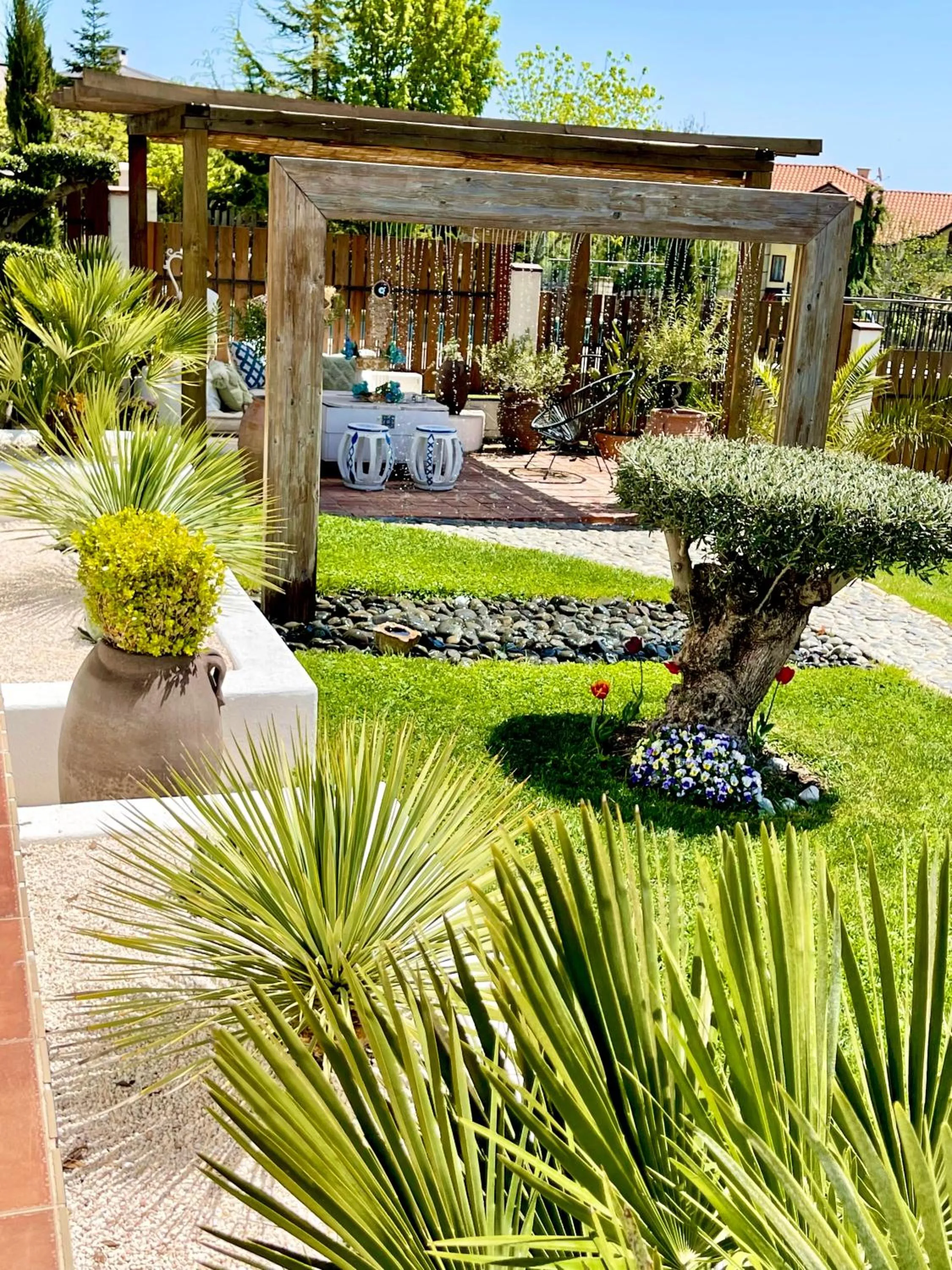 Garden in Casa de oro Alma