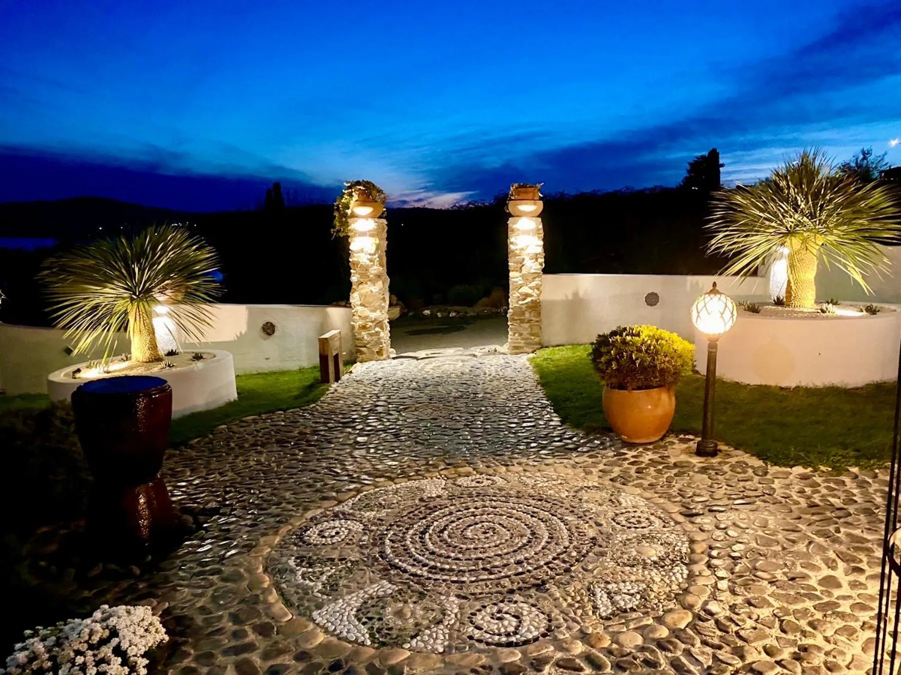 Patio in Casa de oro Alma