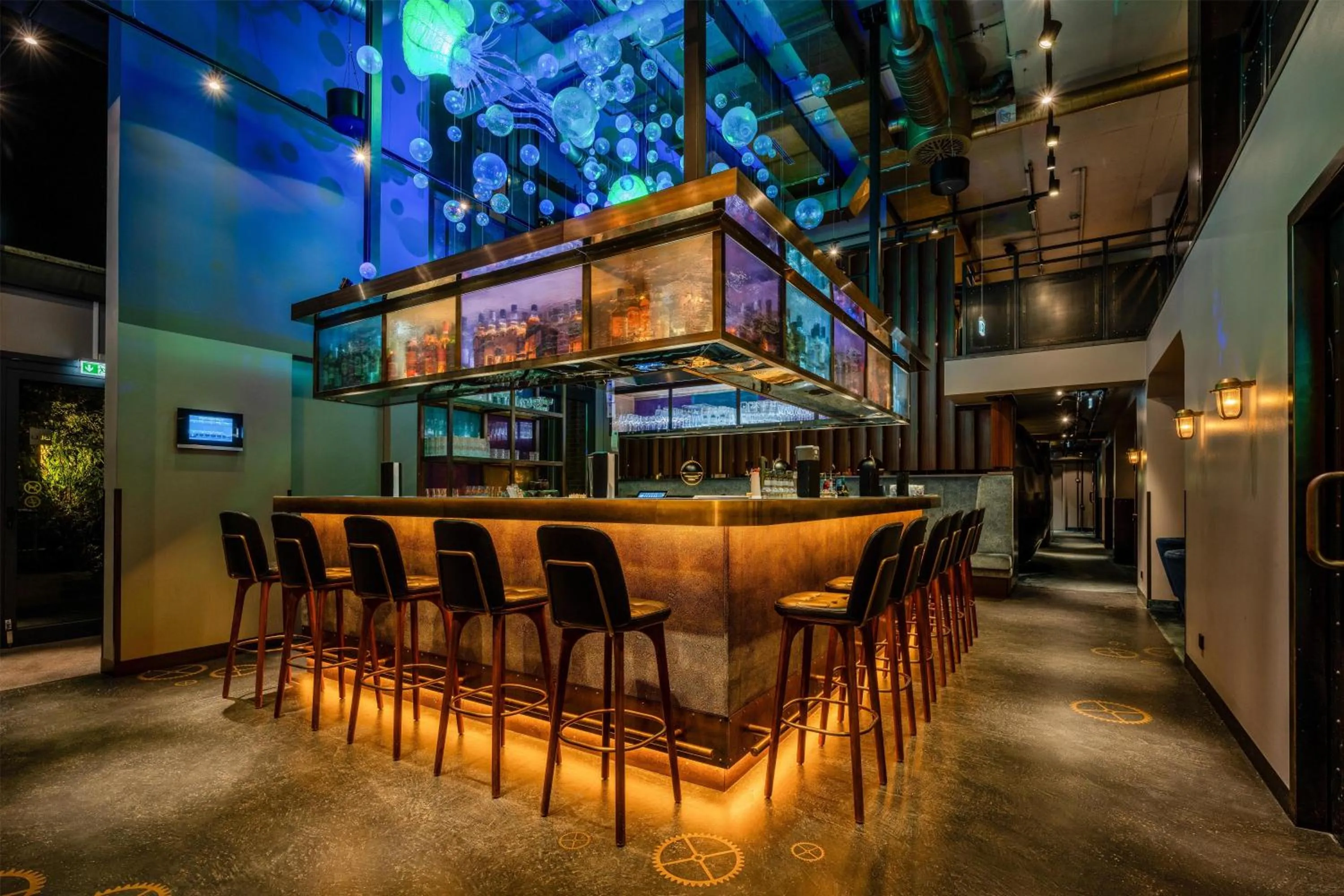 Lounge or bar in Radisson Blu Senator Hotel, Lübeck