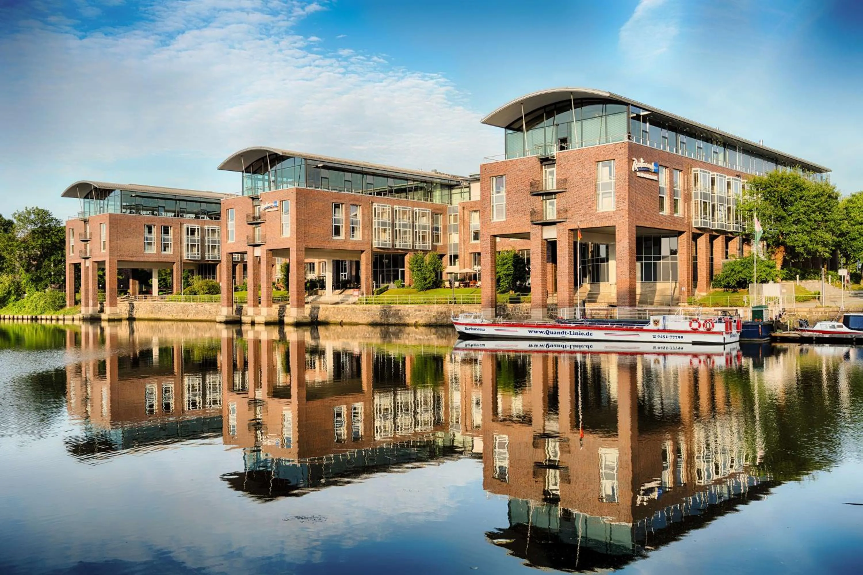 Property building in Radisson Blu Senator Hotel, Lübeck