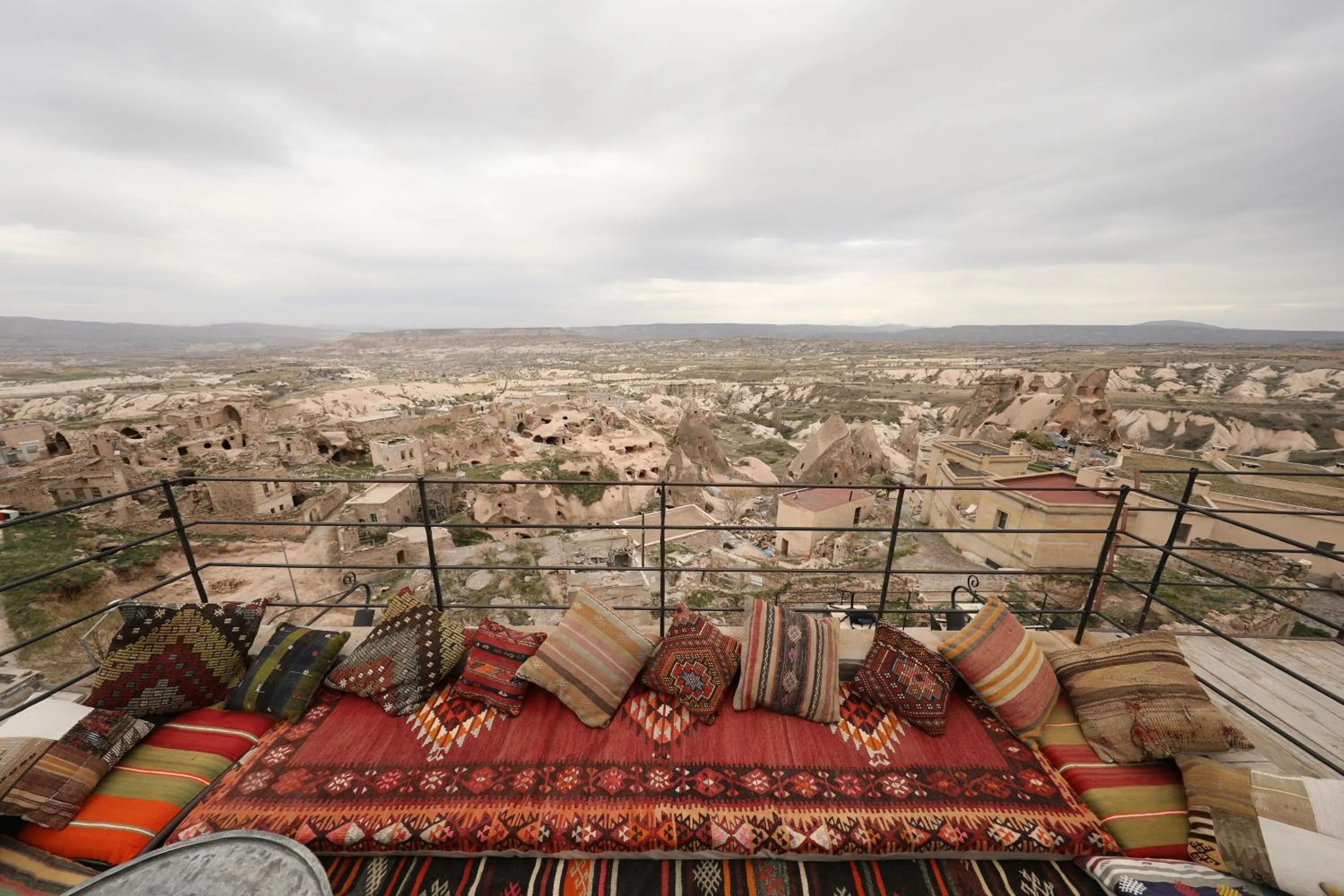 Natural landscape in Helike Cave Suites