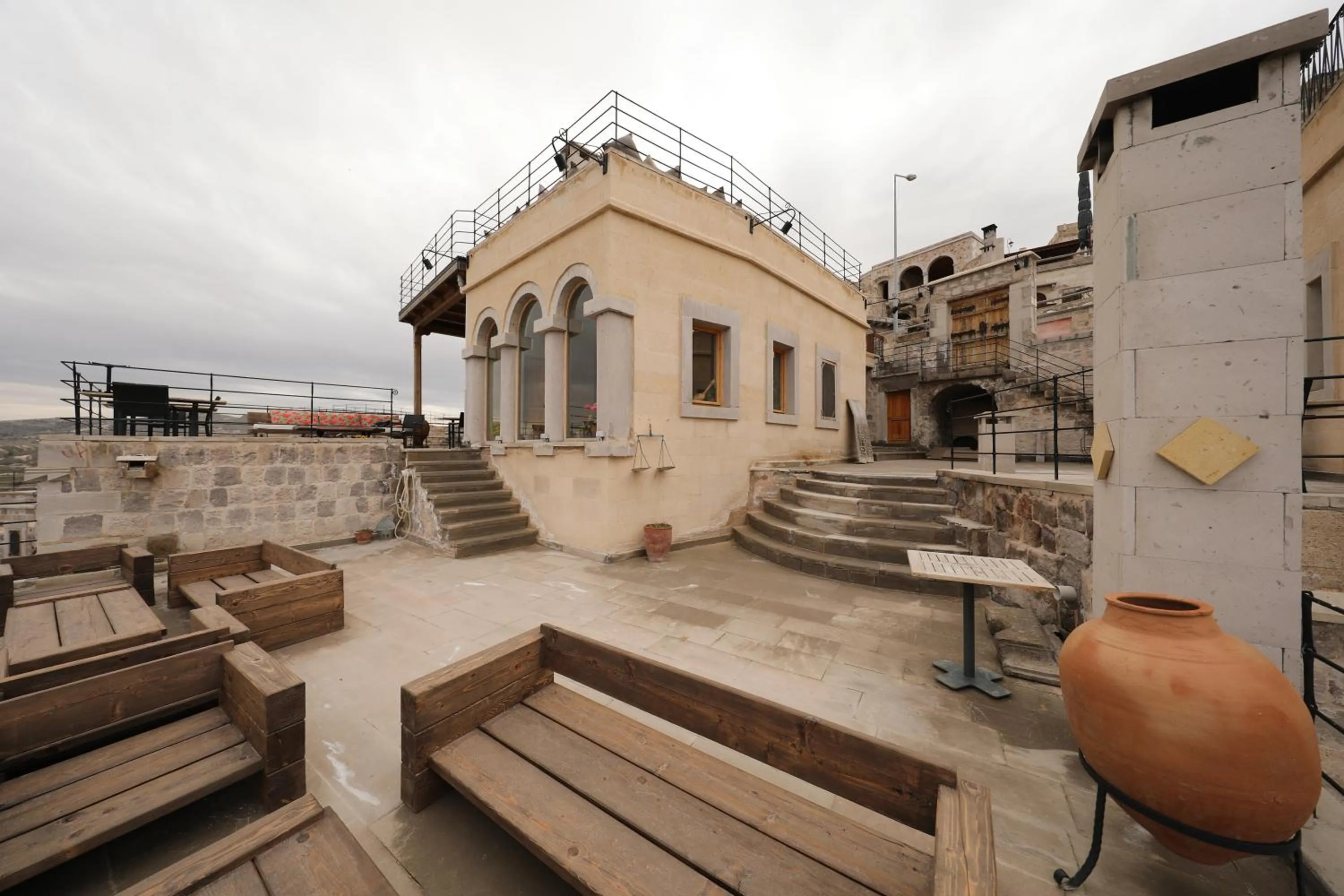 Property building in Helike Cave Suites