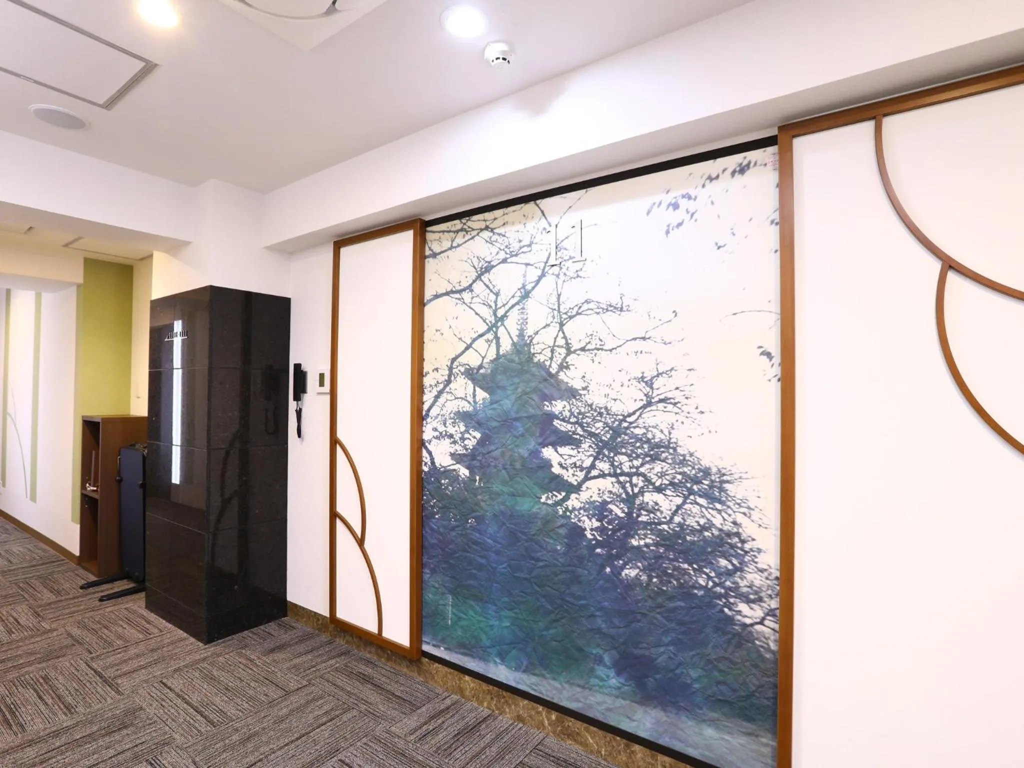 Decorative detail in Hotel Wing International Select Ueno Okachimachi