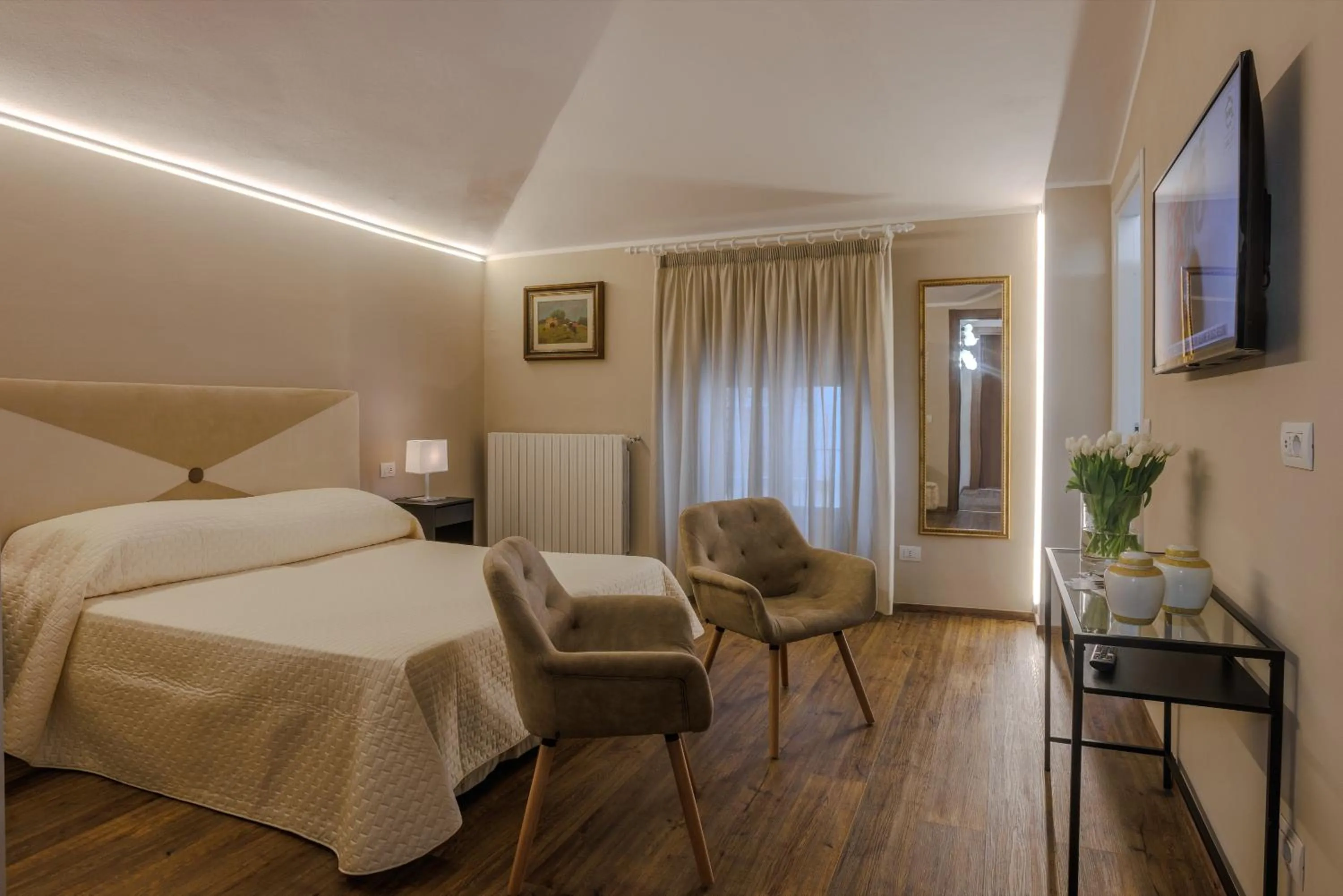 Bed in Albergo Alassio