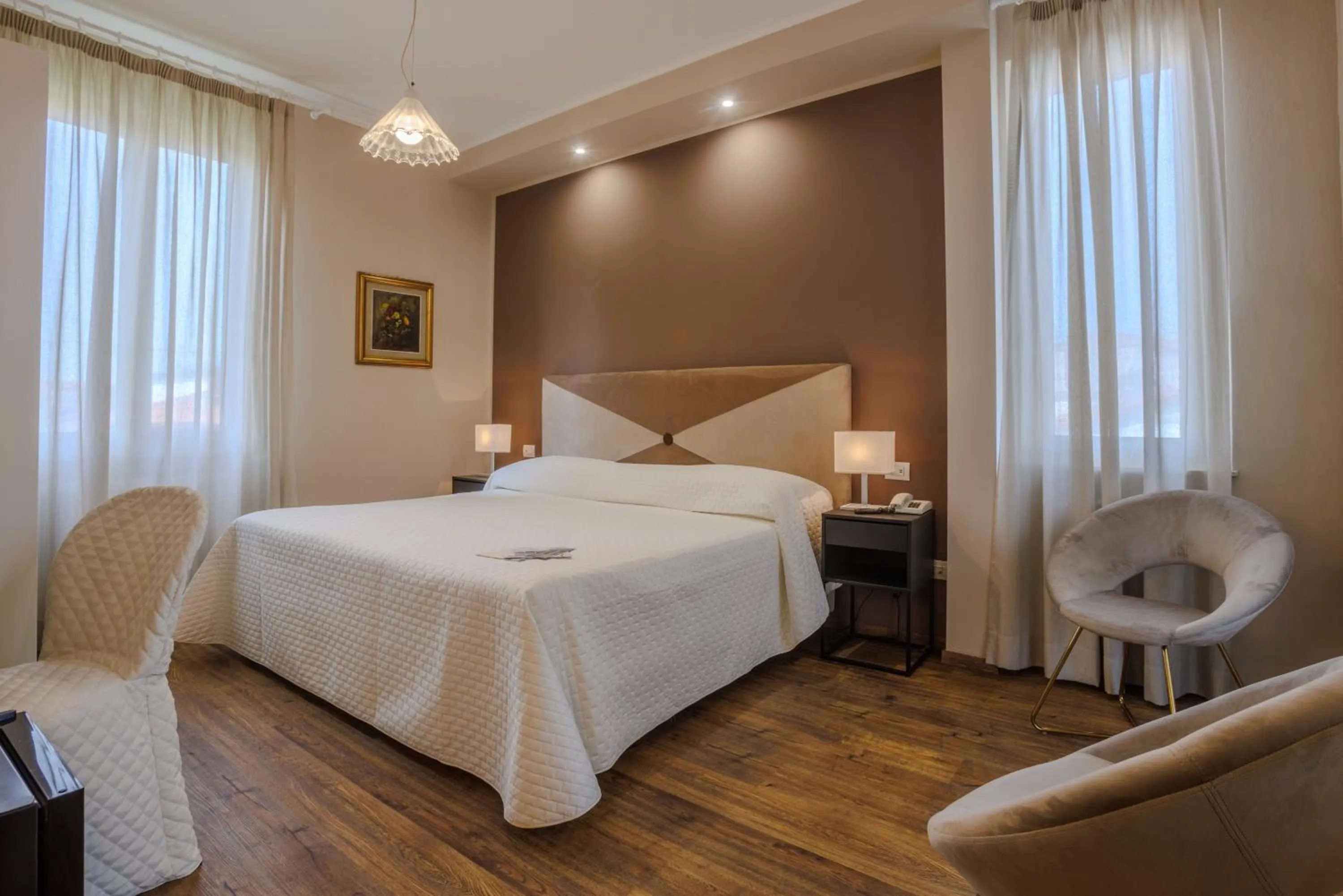 Bed in Albergo Alassio