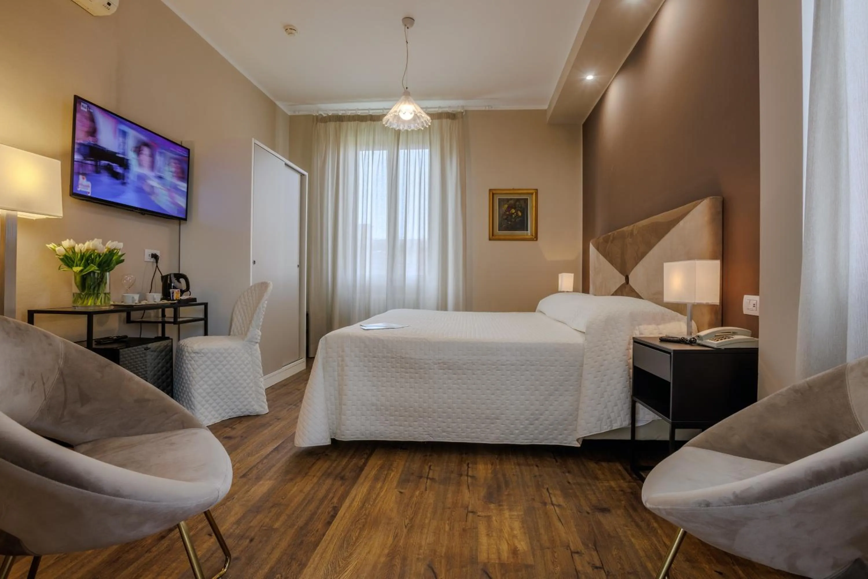 Bed in Albergo Alassio
