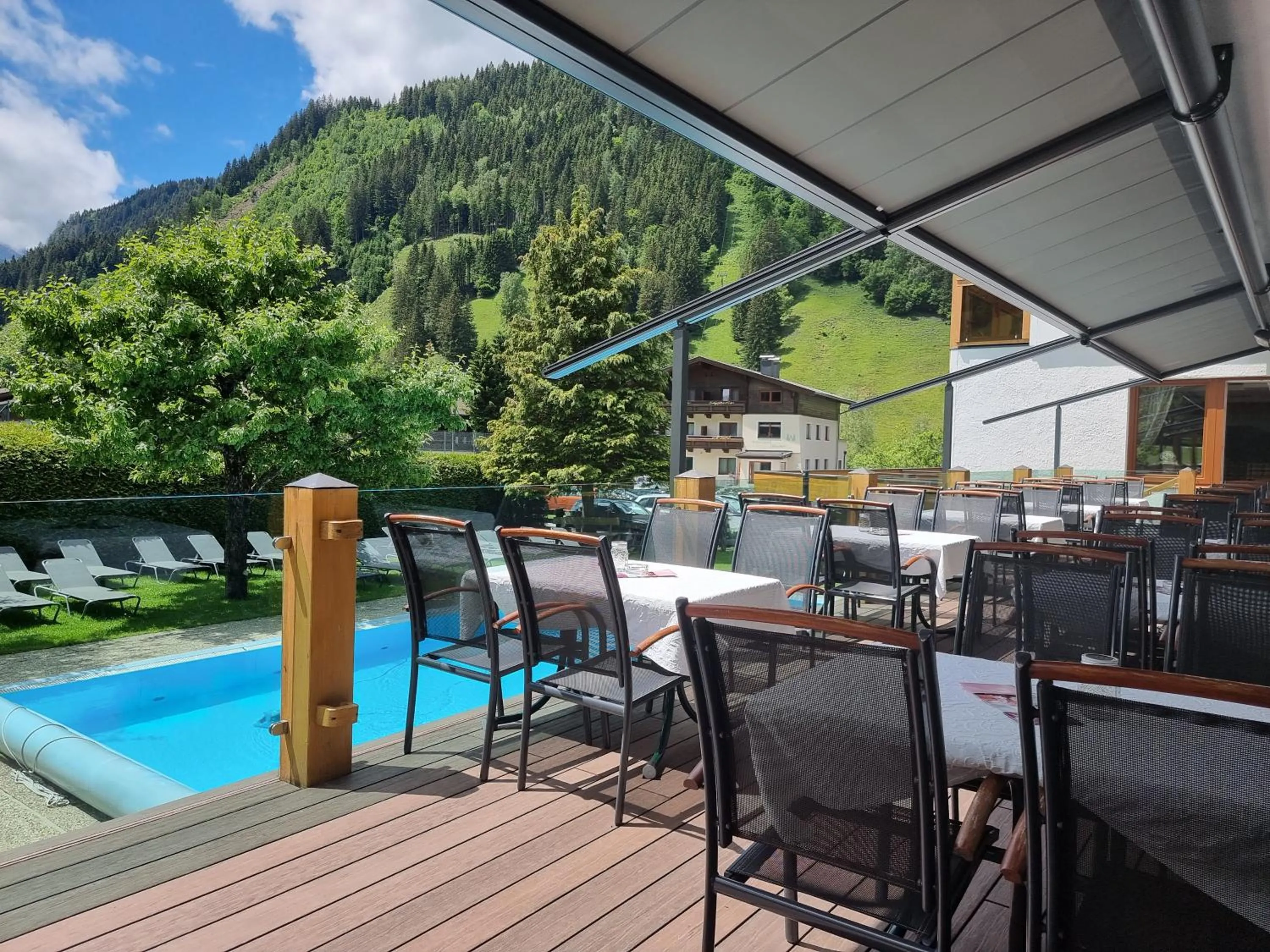 Balcony/Terrace in Hotel Alpina