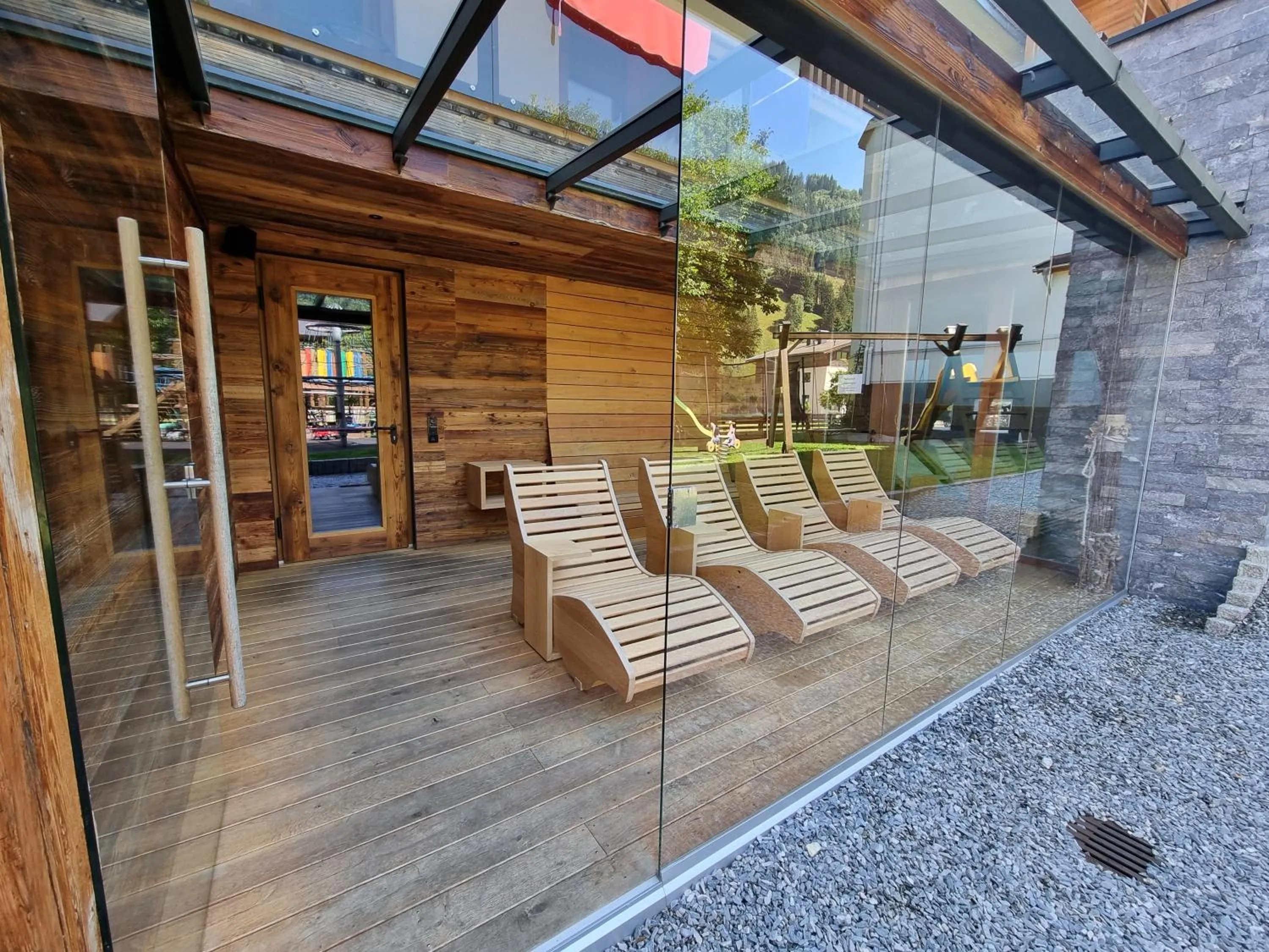 Sauna in Hotel Alpina