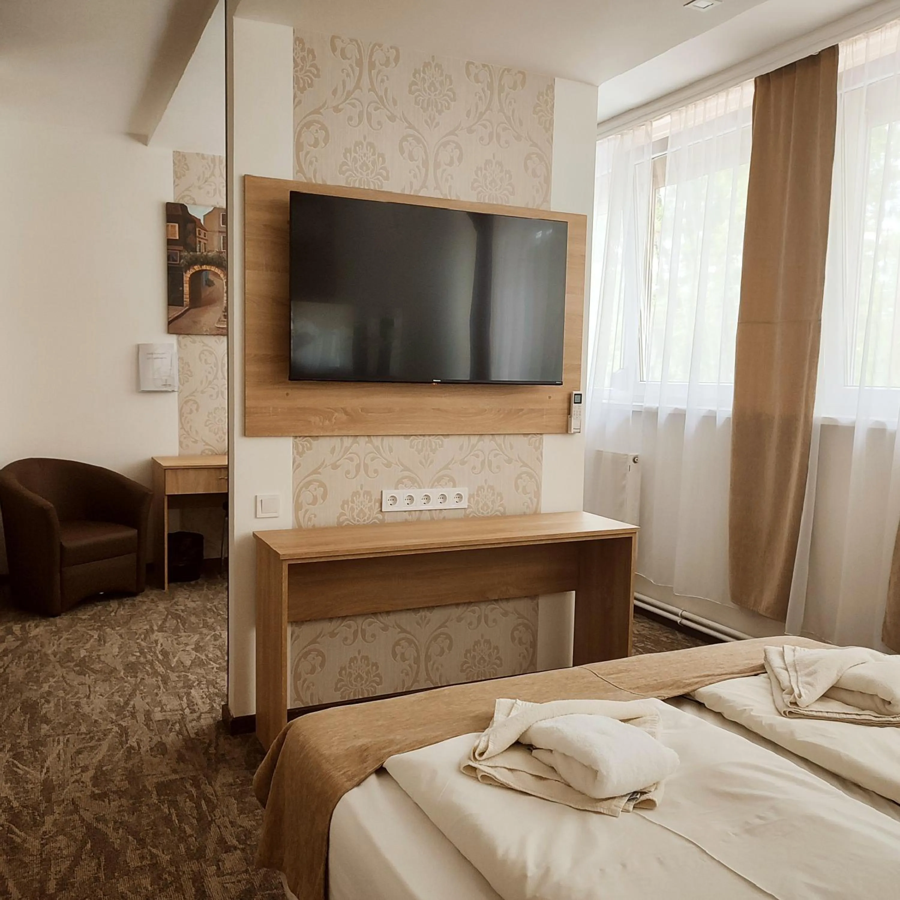 Bed in Öreg-tó Hotel és Rendezvénytér