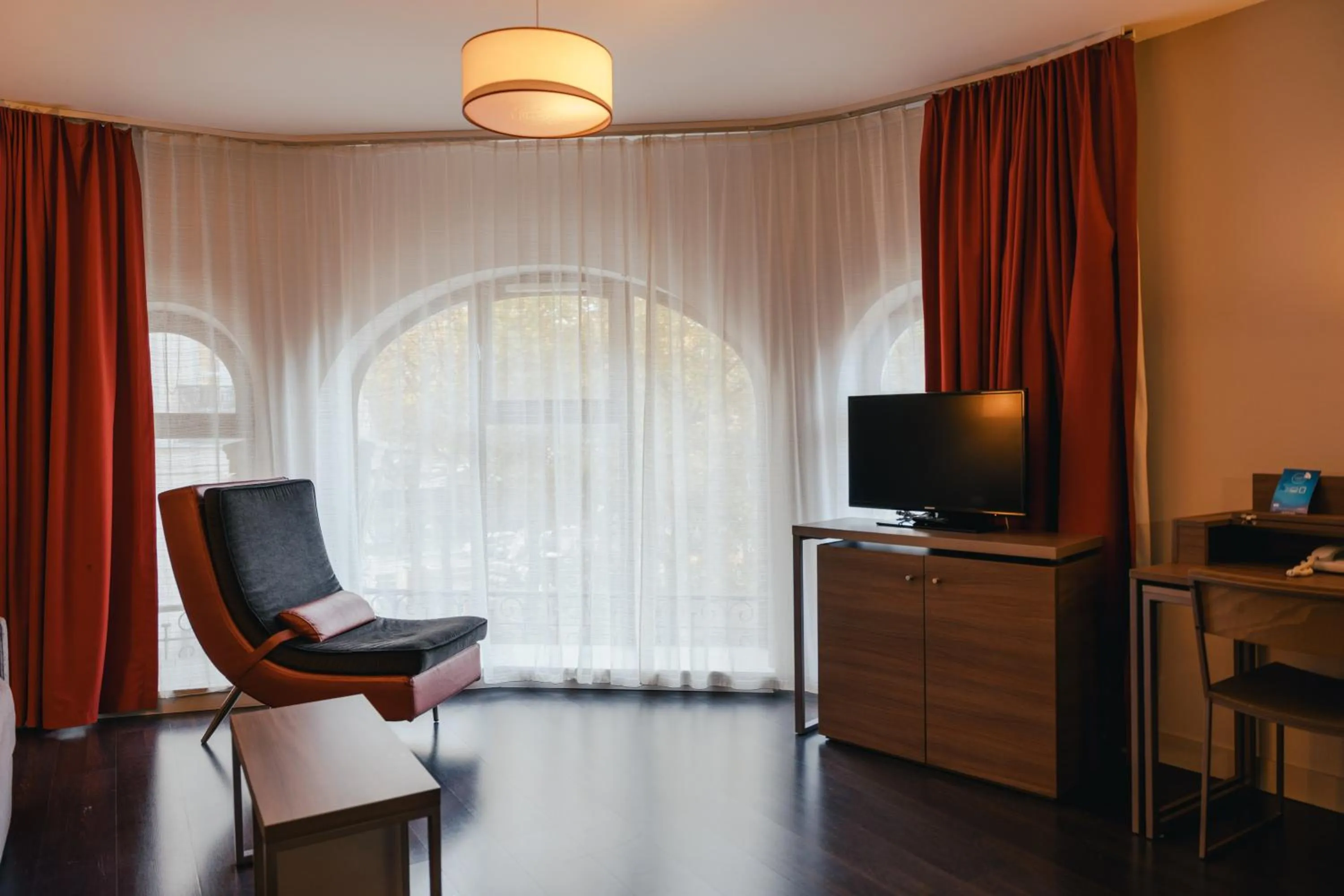 Living room in Comfort Aparthotel Saint-Etienne