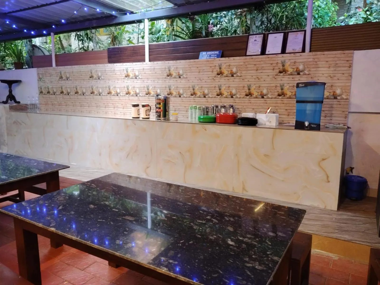 Dining area in Arabian Nights Munnar Pool Villa