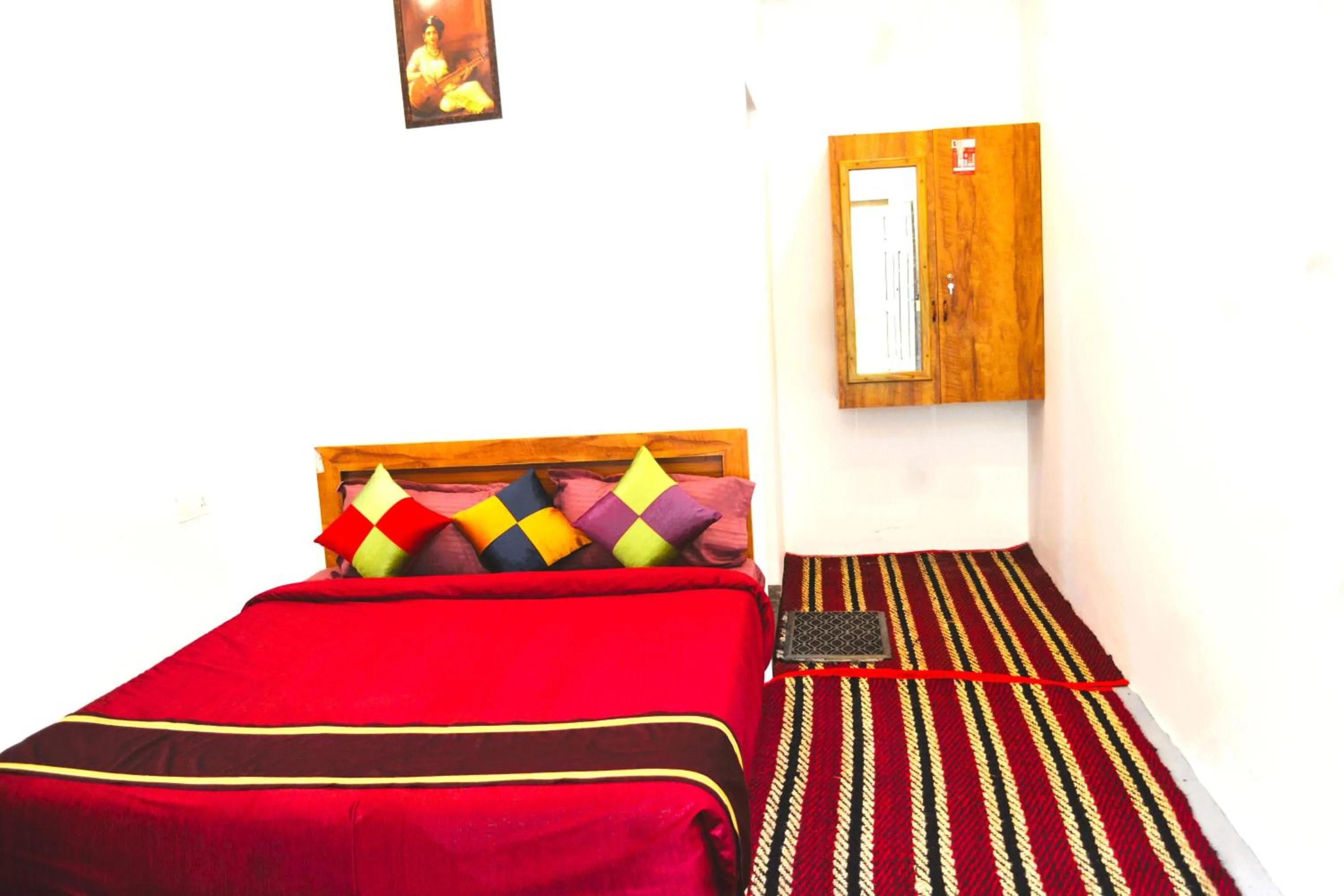 Bed in Arabian Nights Munnar Pool Villa