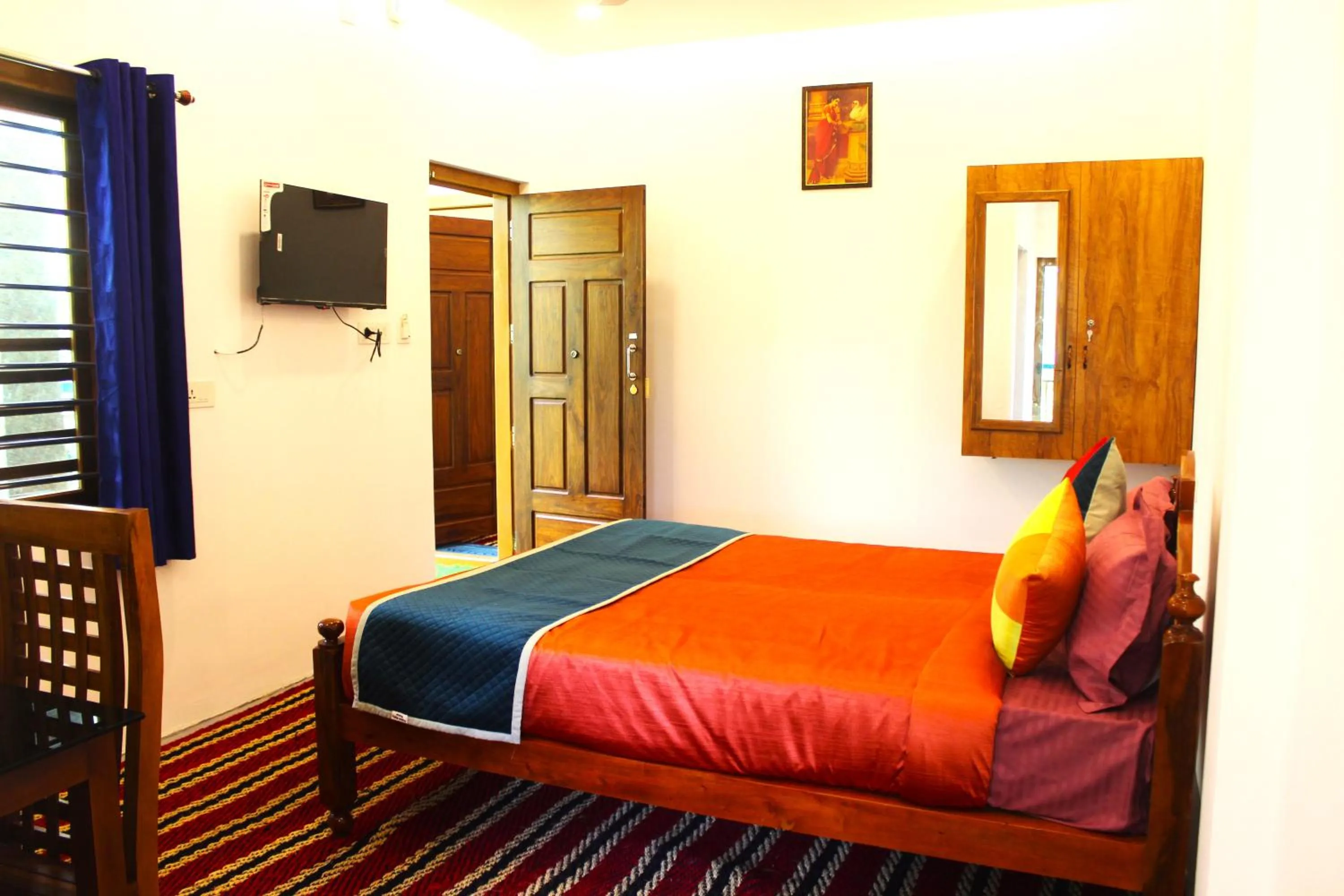 Bed in Arabian Nights Munnar Pool Villa