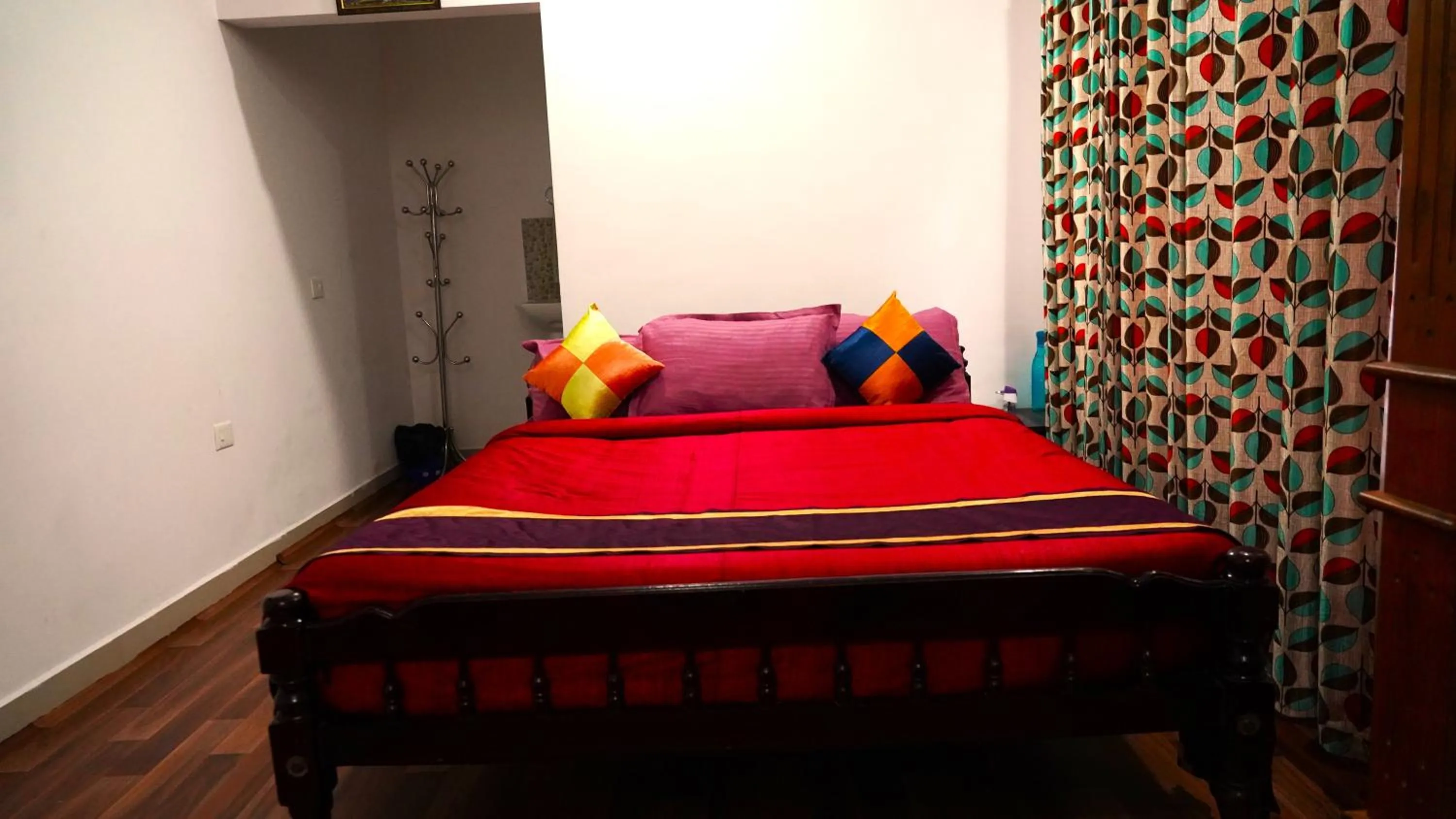 Bed in Arabian Nights Munnar Pool Villa