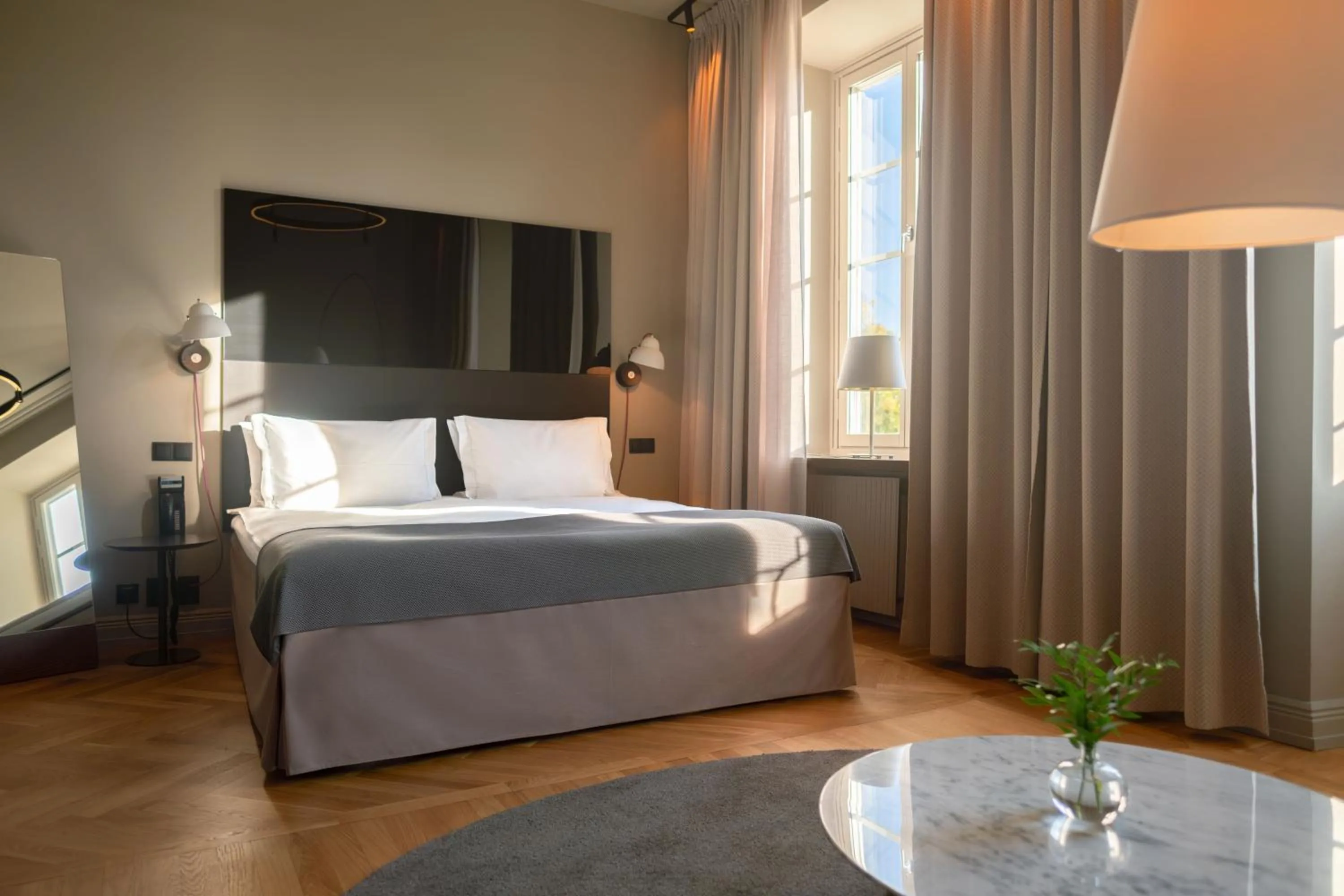 Bed in Nobis Hotel Stockholm, a Member of Design Hotels
