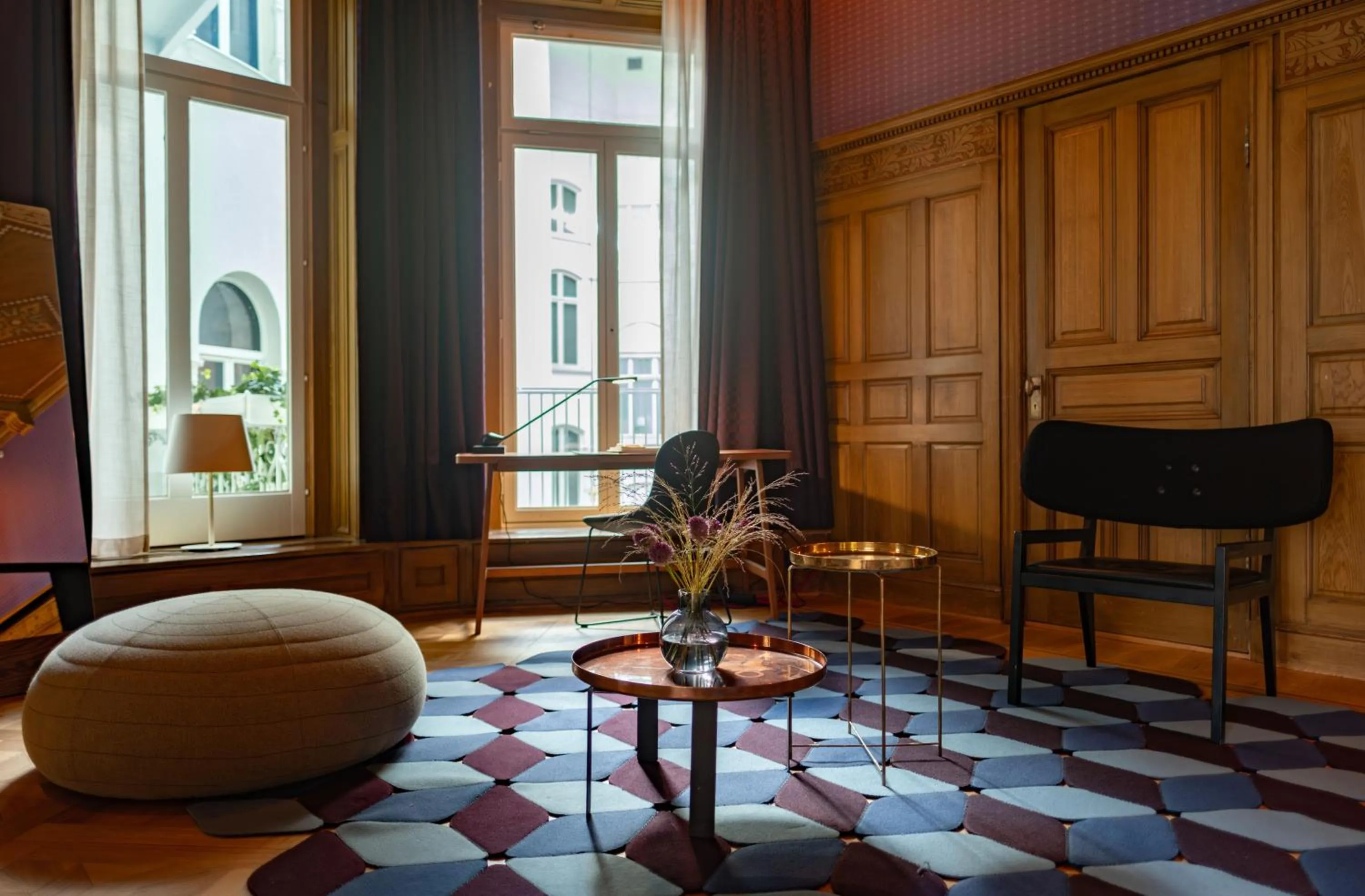 Living room in Nobis Hotel Stockholm, a Member of Design Hotels