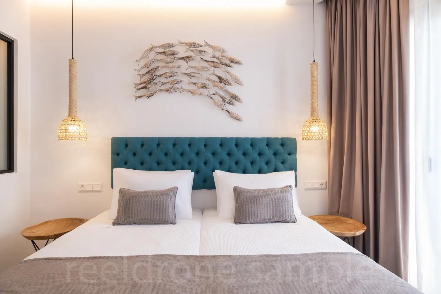 Bed in Kalidon Panorama Hotel