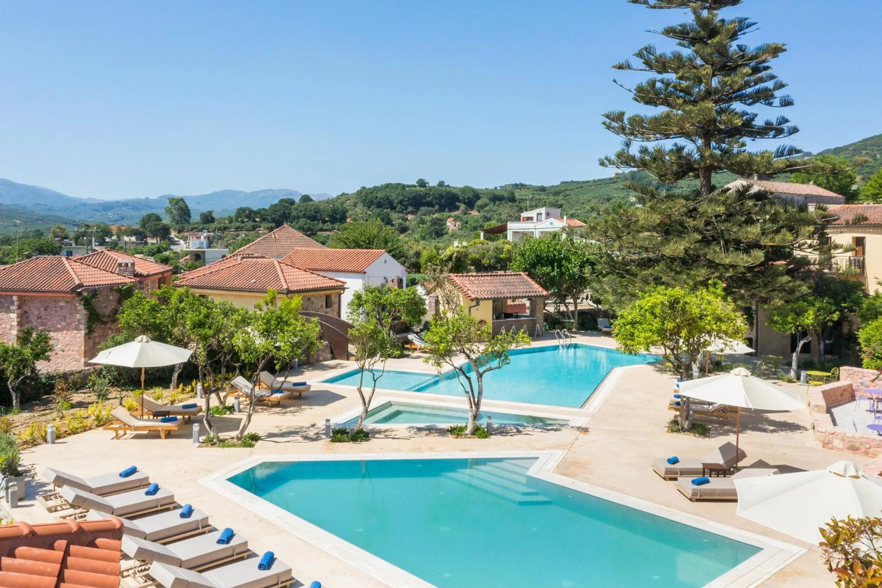 Swimming pool in Spilia Village Hotel & Villas