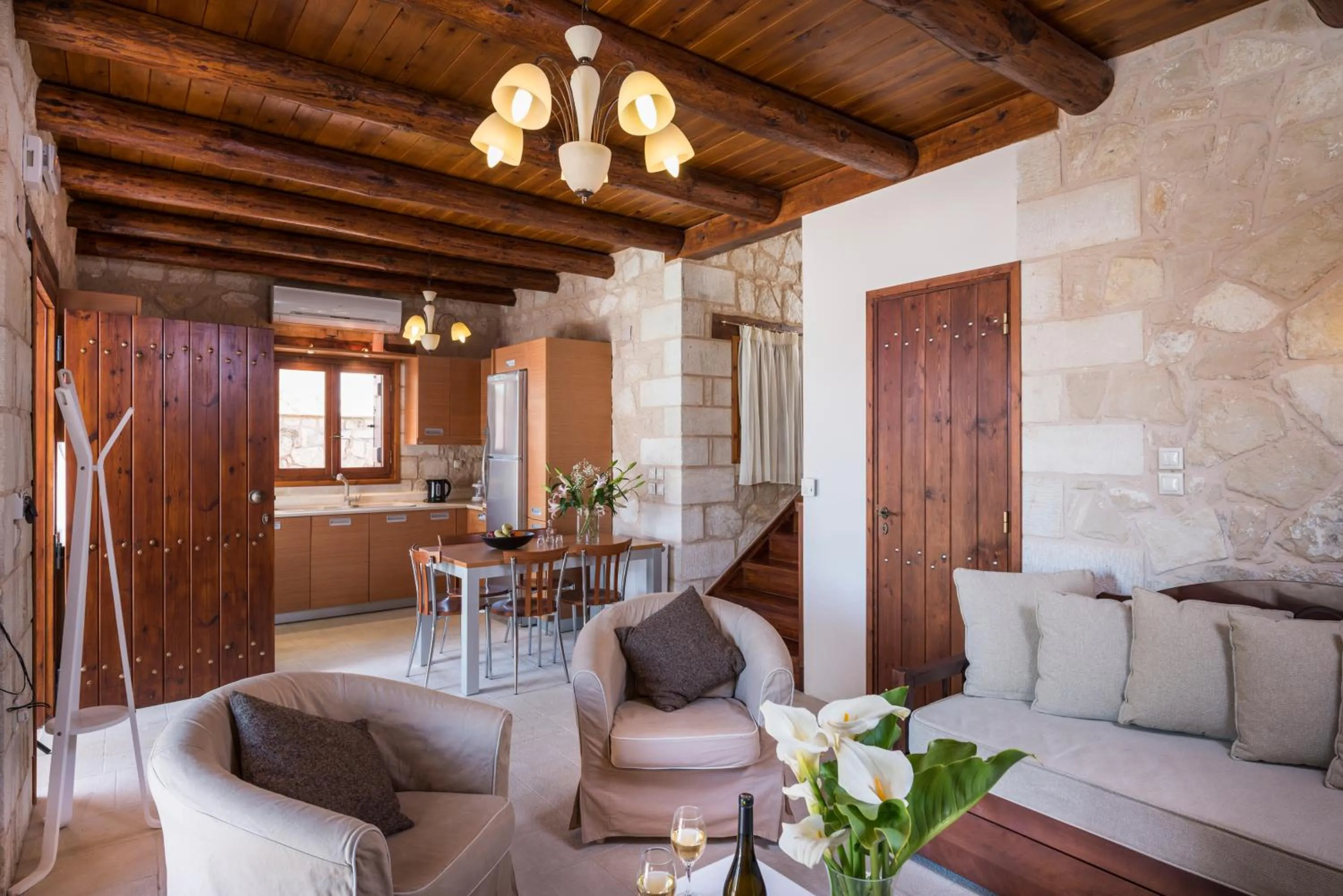 Living room in Spilia Village Hotel & Villas