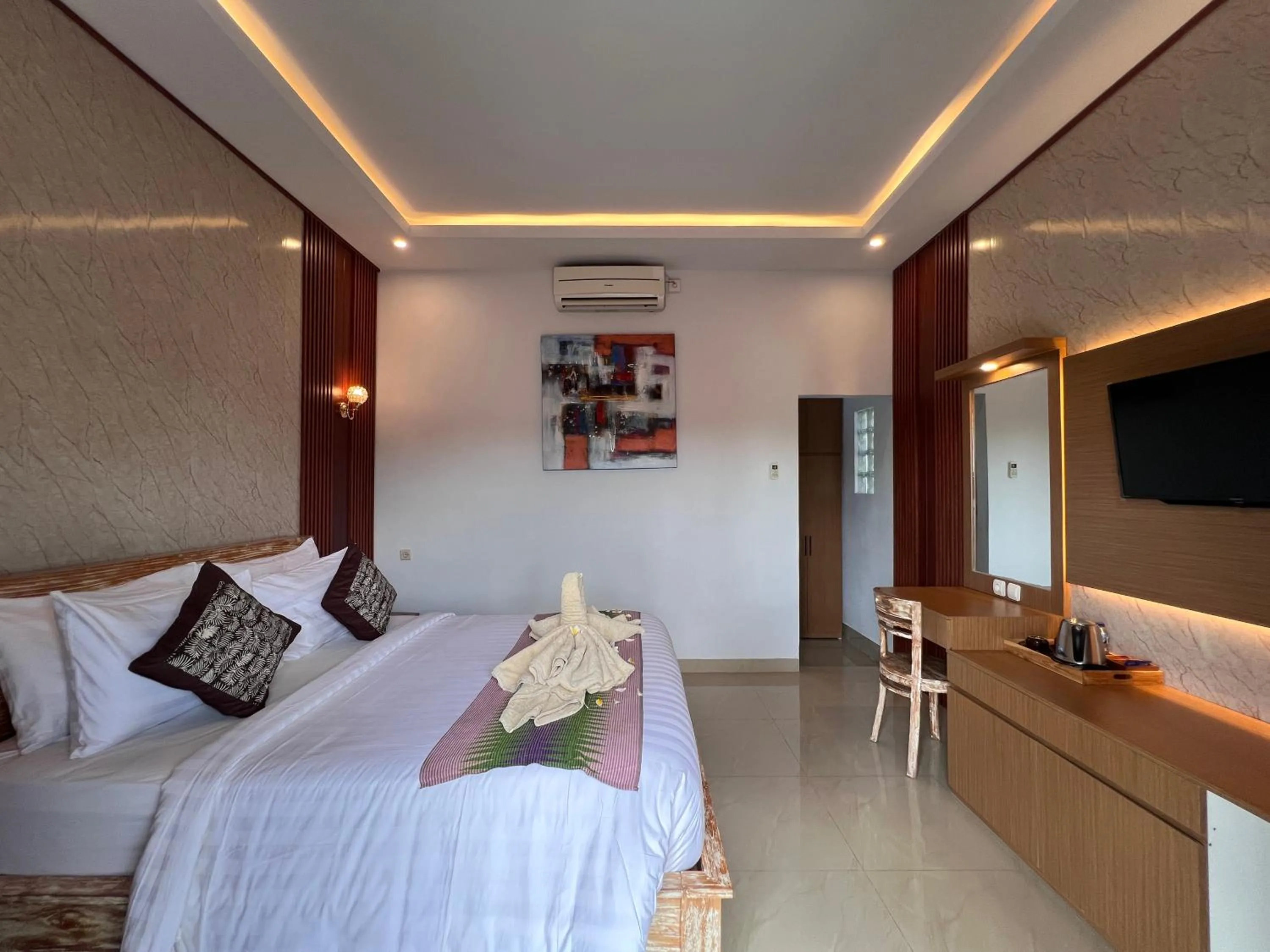 Bedroom, Bed in Lime Penida Cottages