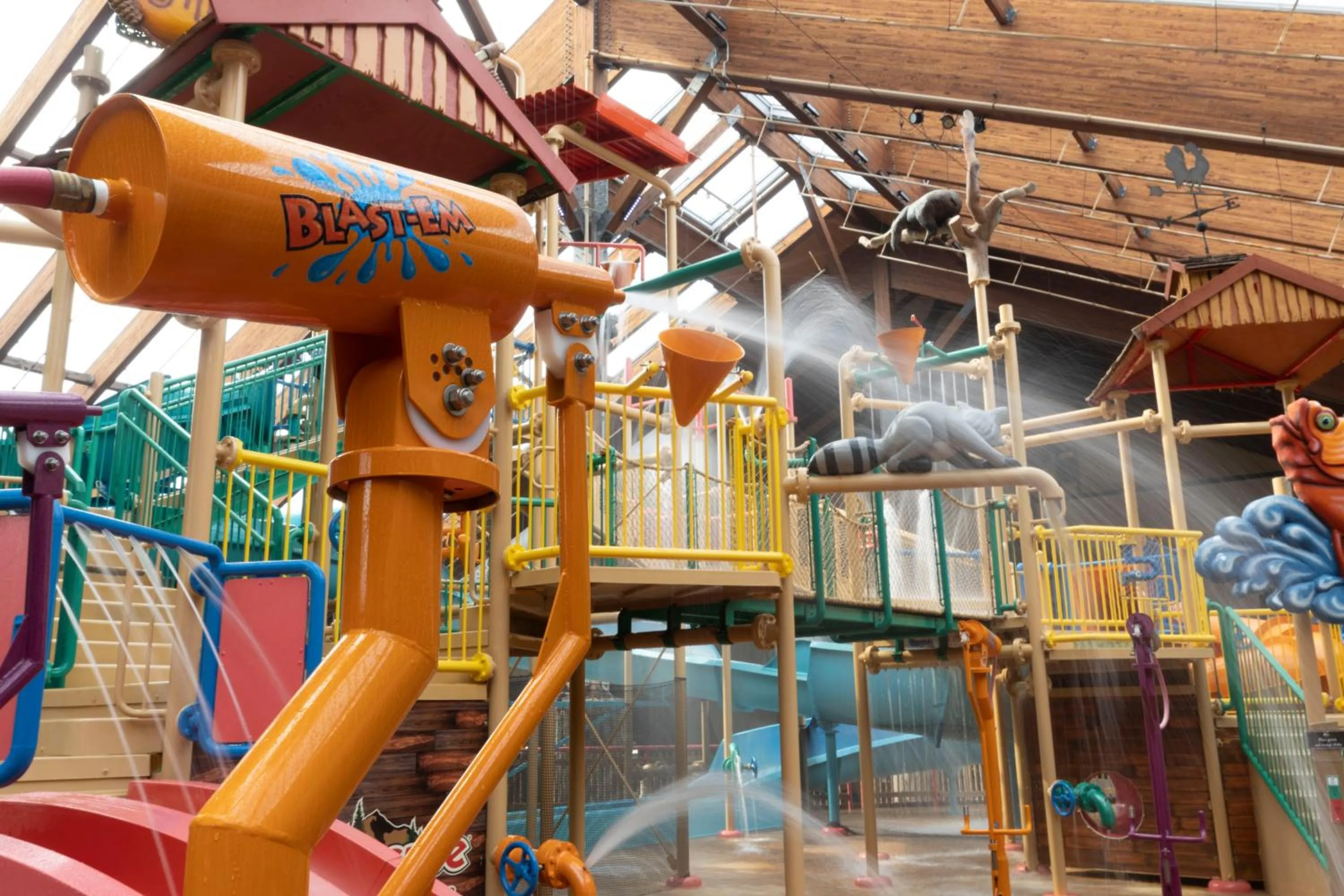 Aqua park in Six Flags Great Escape Lodge & Indoor Waterpark