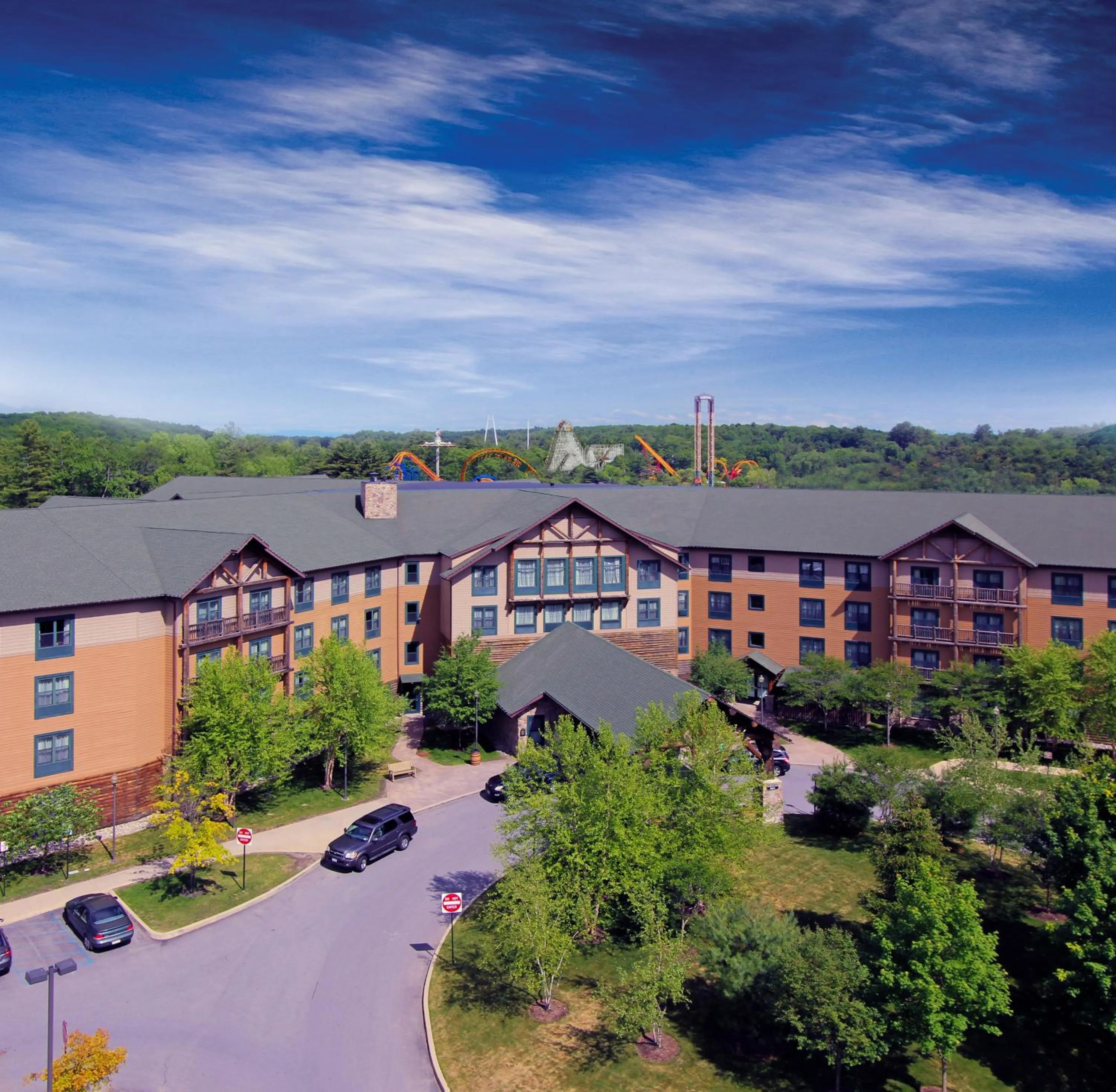 Bird's eye view in Six Flags Great Escape Lodge & Indoor Waterpark