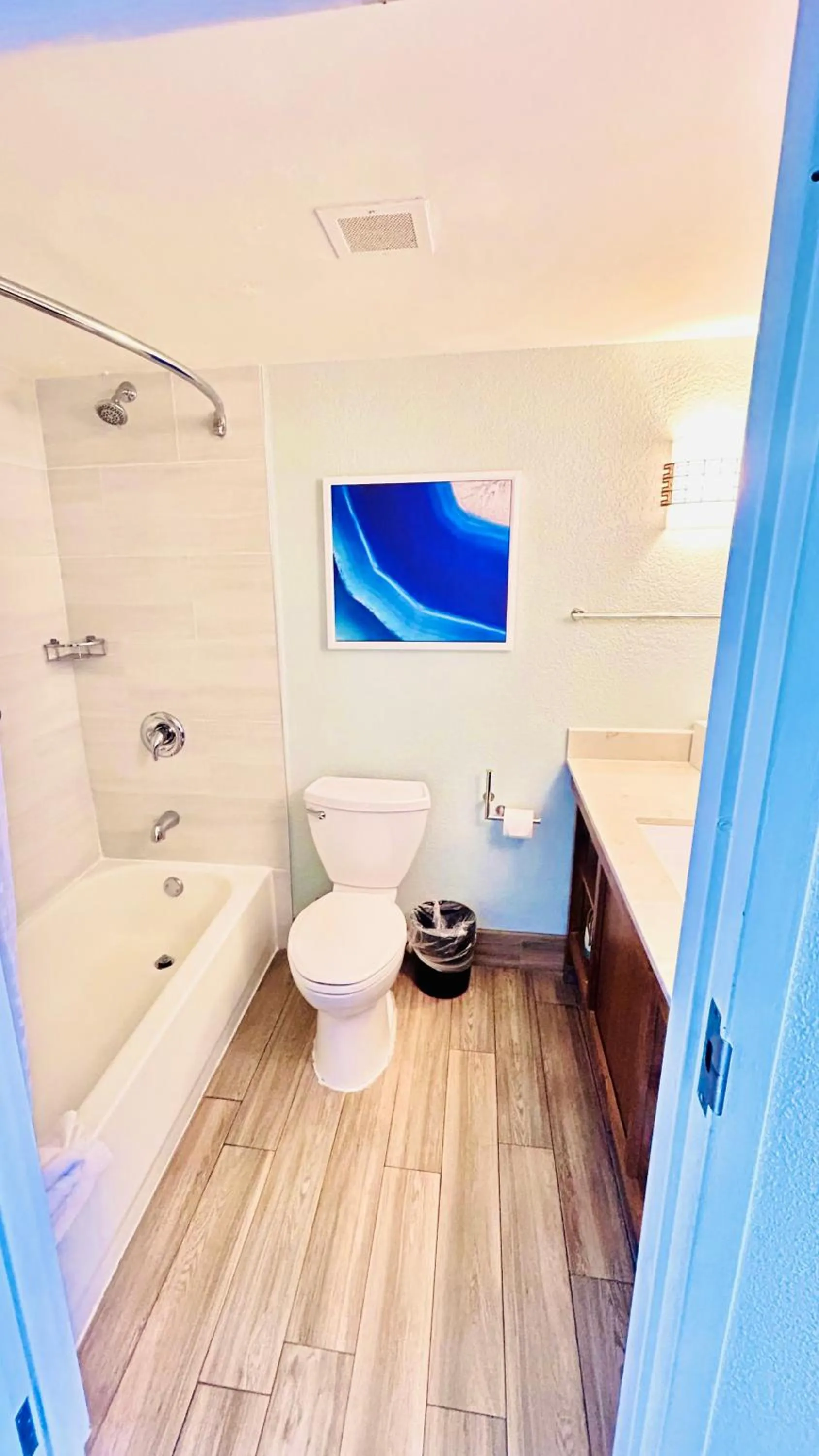 Toilet in Hilton Pensacola Beach