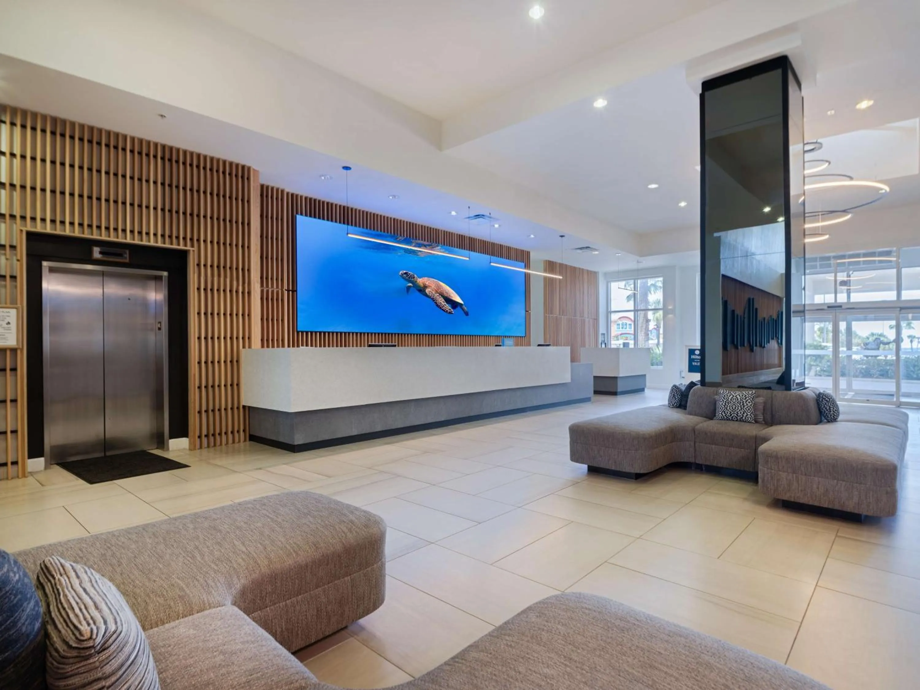 Lobby or reception in Hilton Pensacola Beach