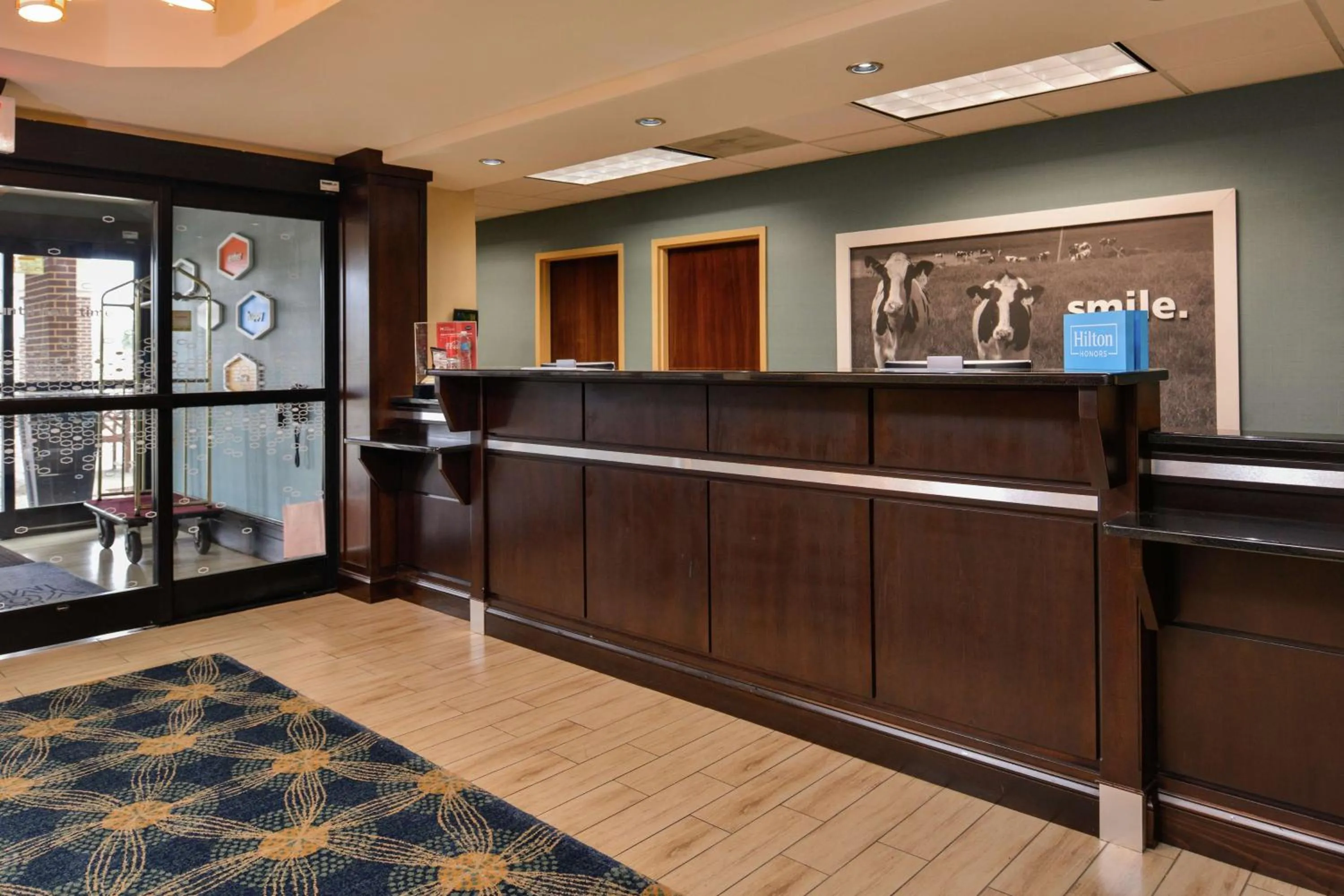 Lobby or reception in Hampton Inn Raleigh Clayton I-40 Garner