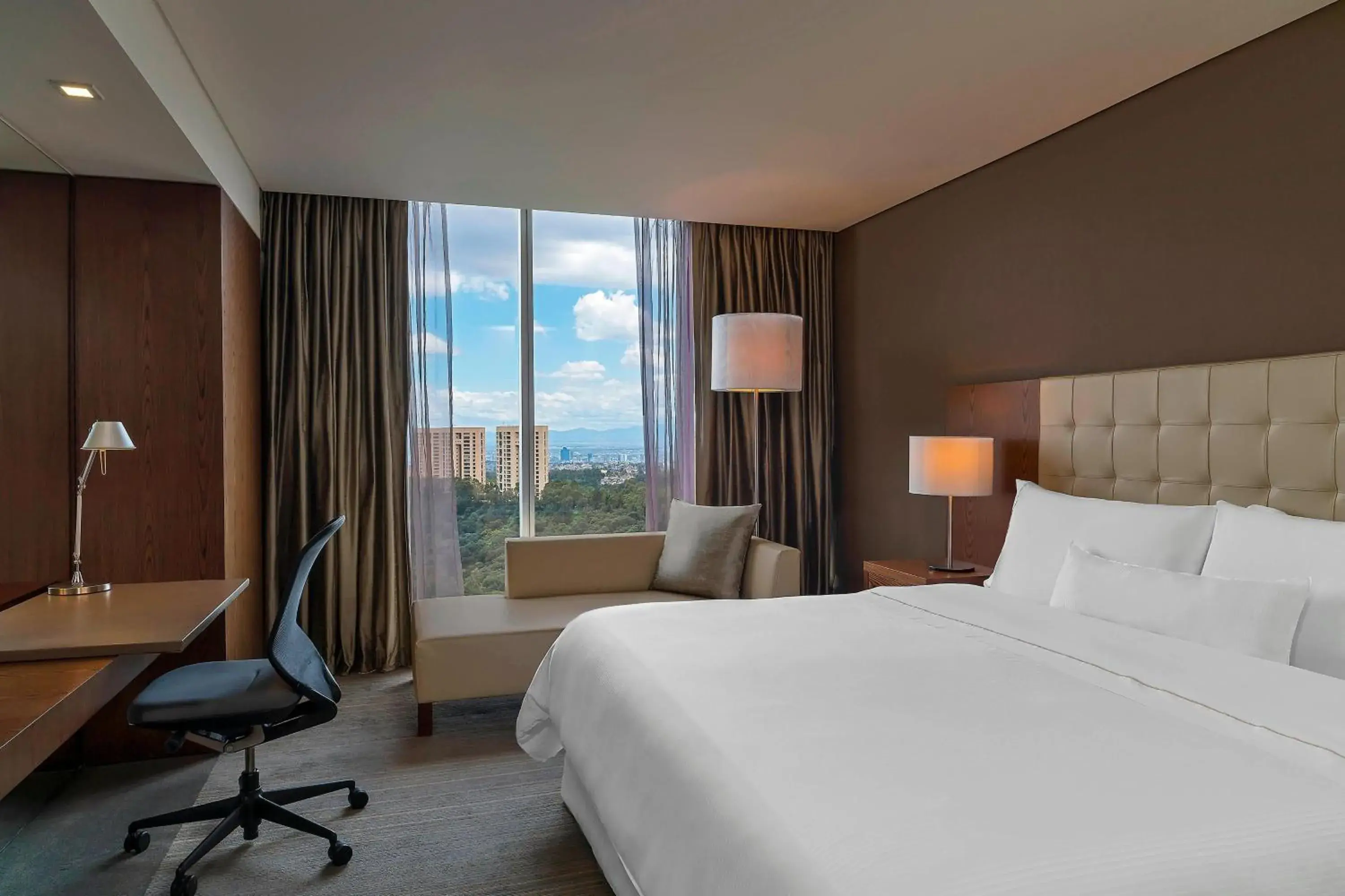 Guest room, 1 King, Valley view in The Westin Santa Fe, Mexico City Guest room, 1 King, Valley view in The Westin Santa Fe, Mexico City