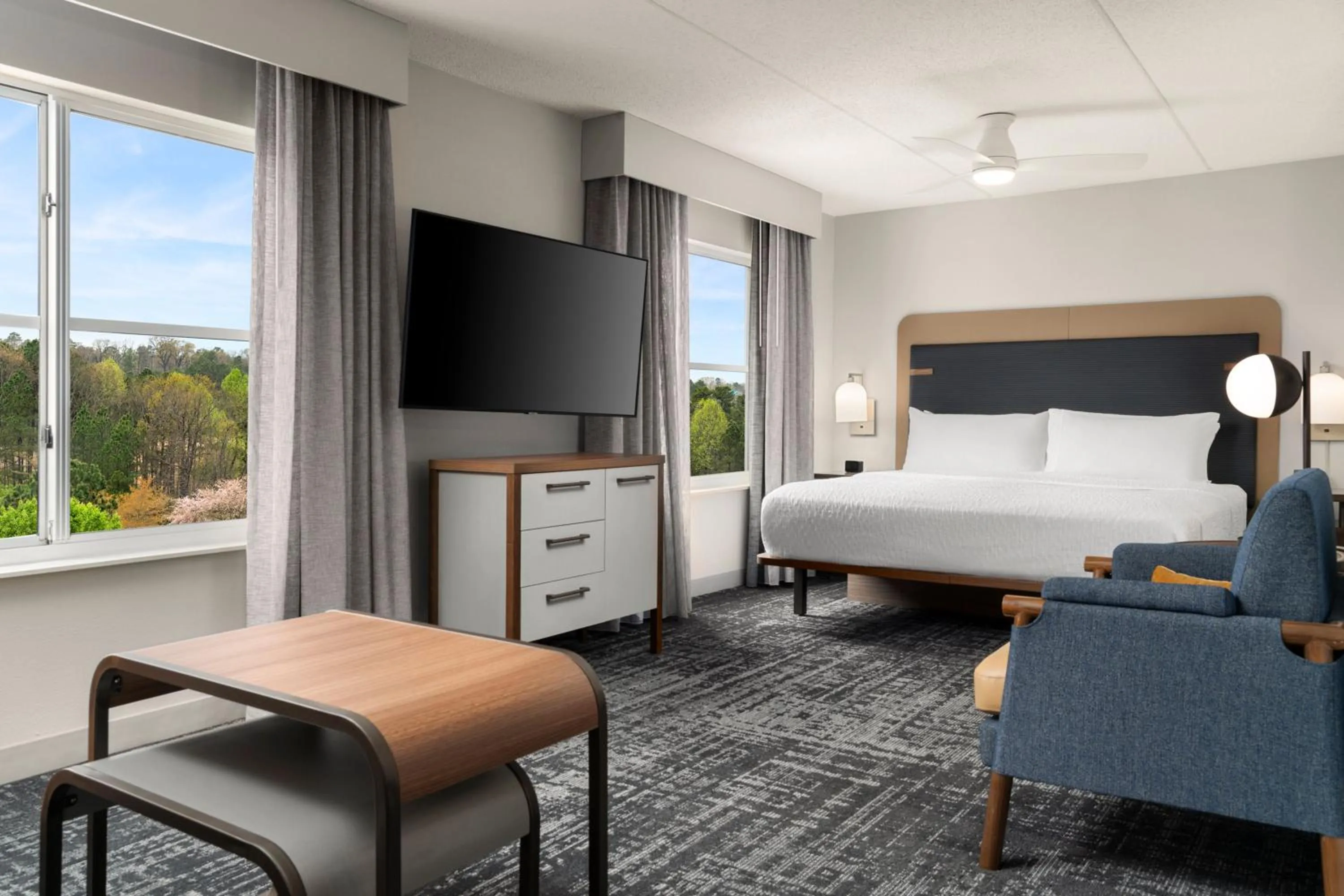 Bedroom, Bed in Homewood Suites by Hilton Chester
