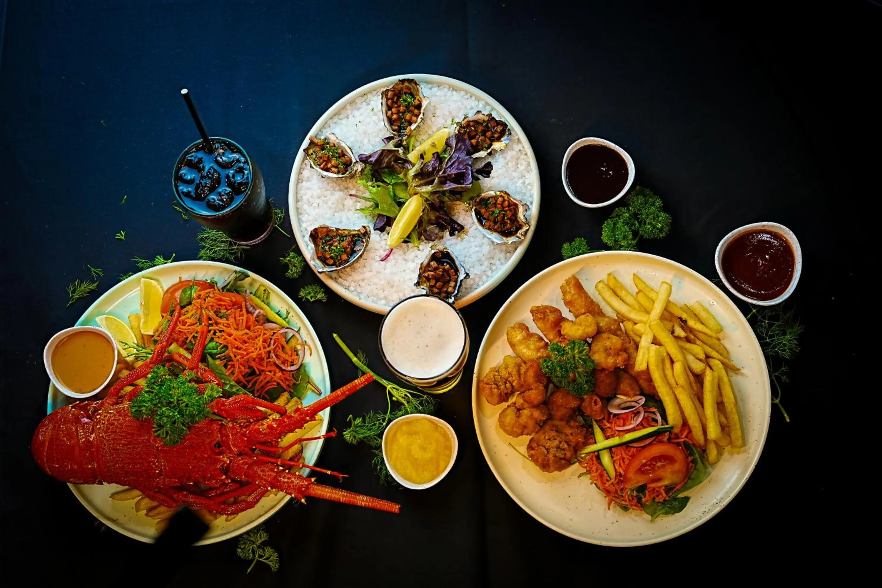 Food and drinks in Bayside Hotel