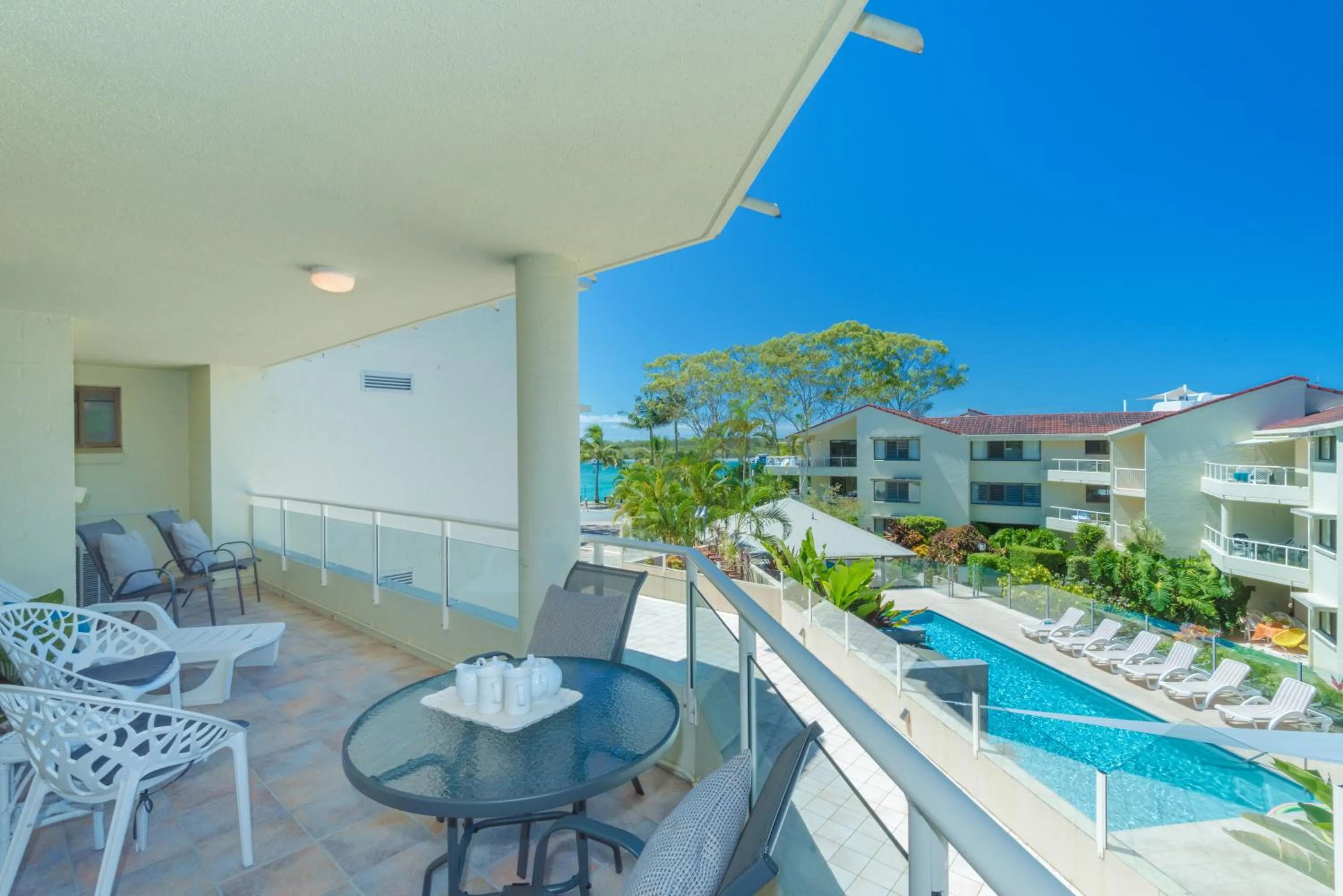 Balcony/Terrace in Munna Beach Apartments