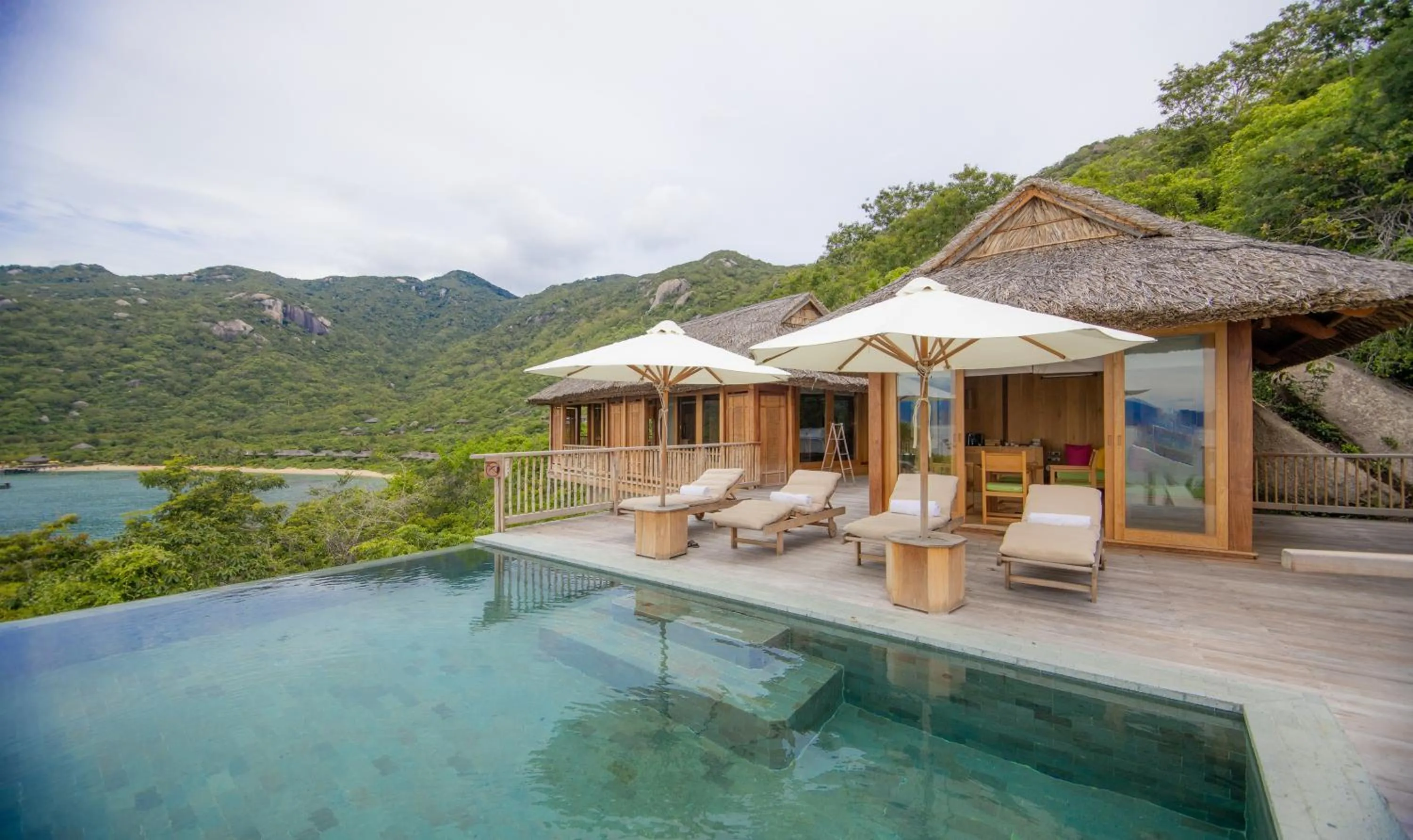 Balcony/Terrace in Six Senses Ninh Van Bay