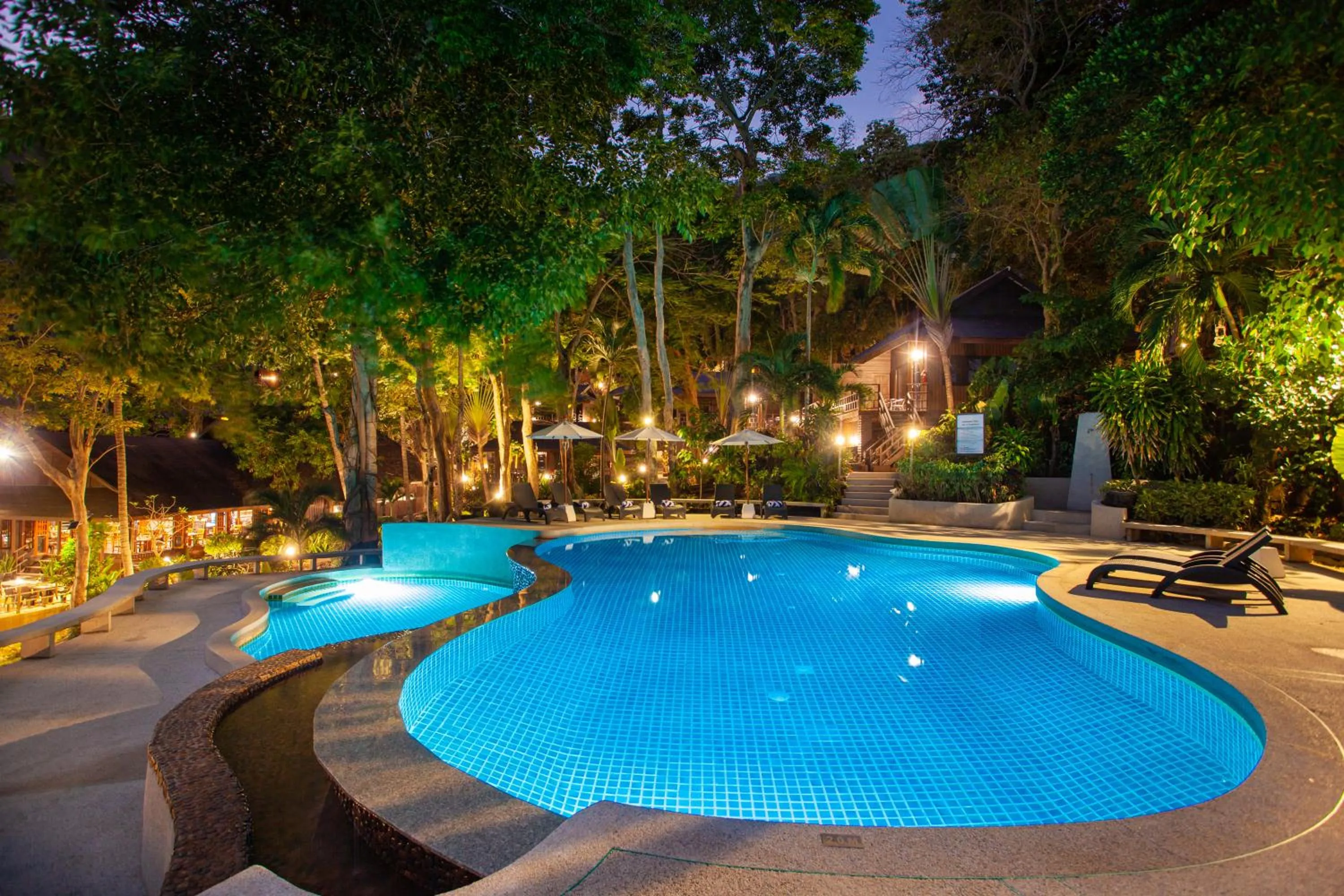 Pool view in Baan Krating Phuket Resort -SHA Plus