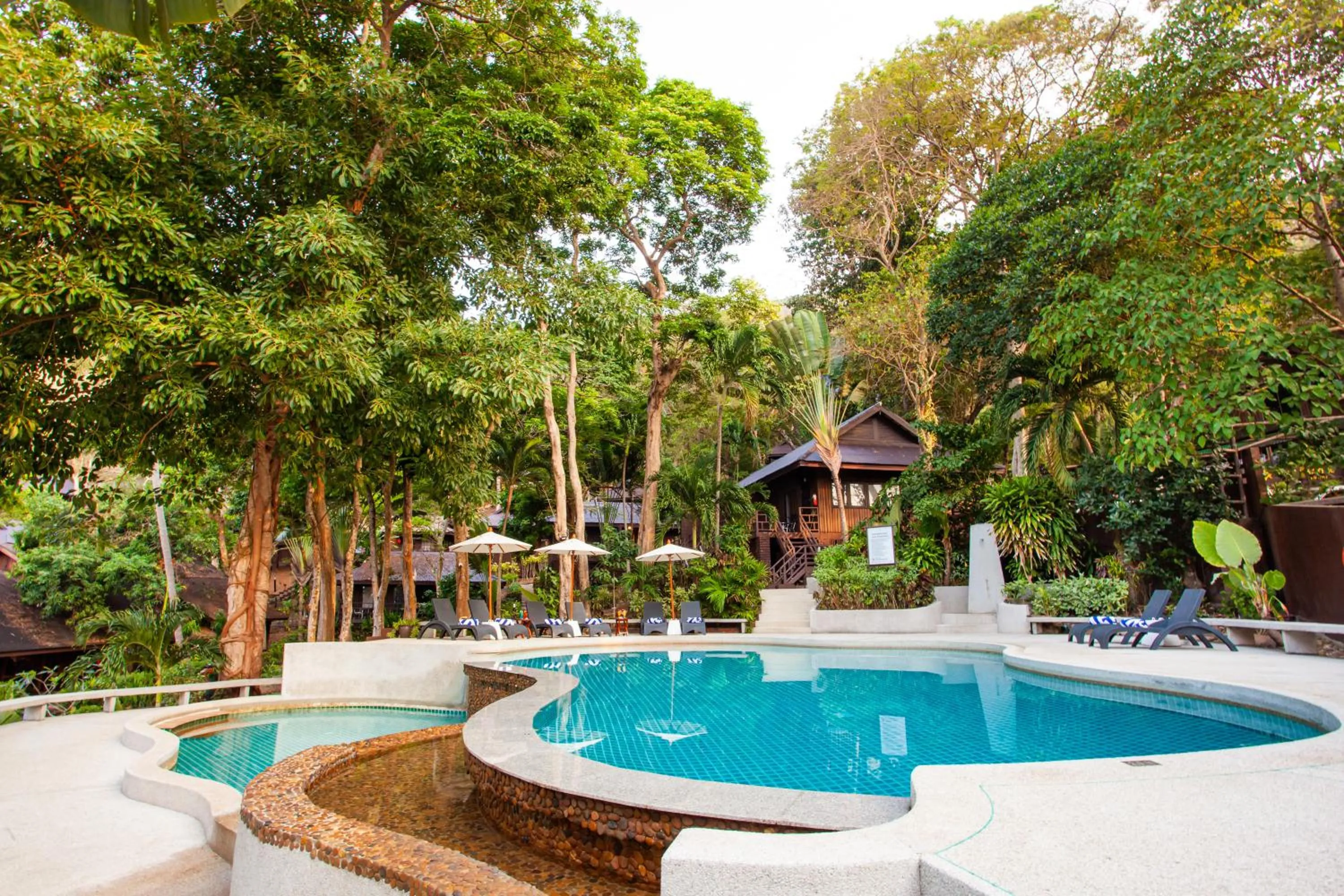 Swimming pool in Baan Krating Phuket Resort -SHA Plus