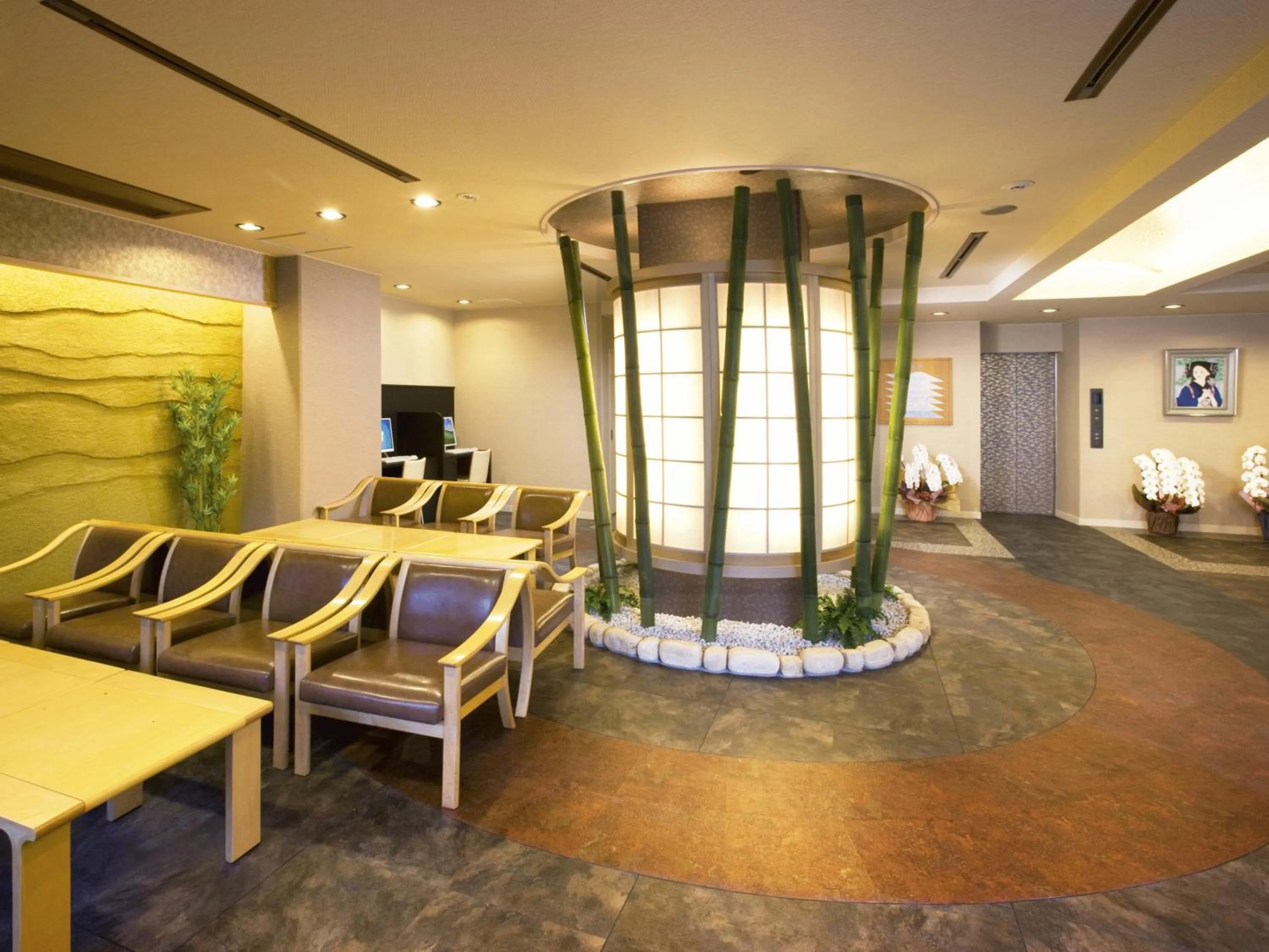 Lobby or reception in Kyoto Ryokan Hirashin