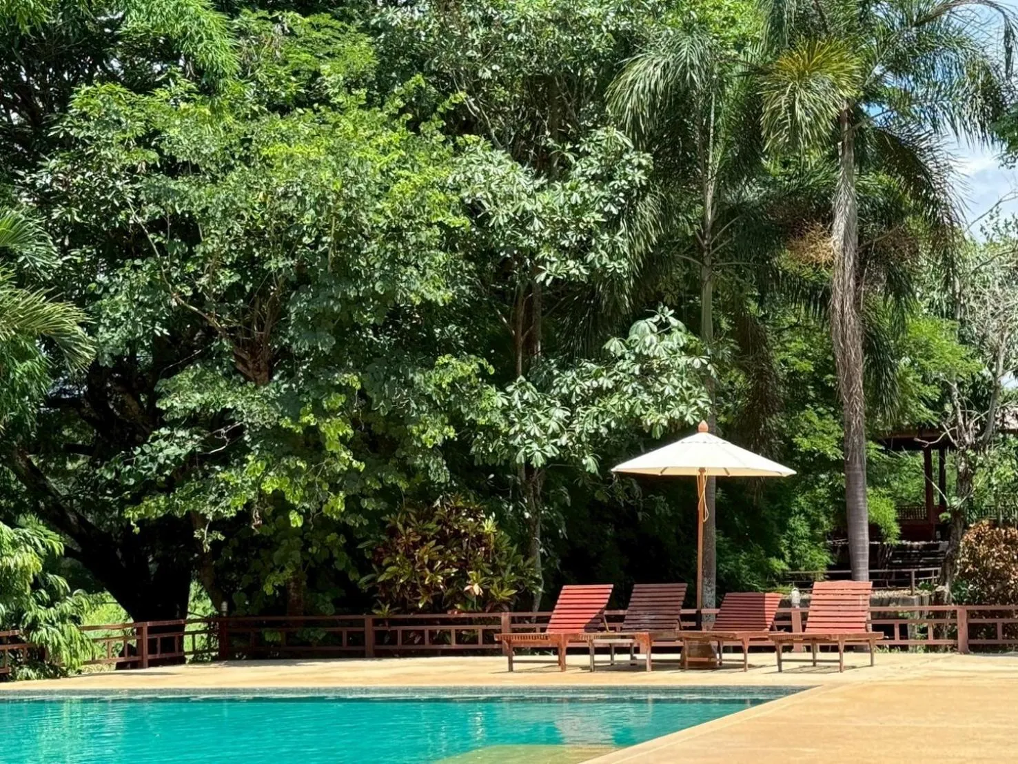 Pool view in Baan Krating Pai Resort - SHA Plus