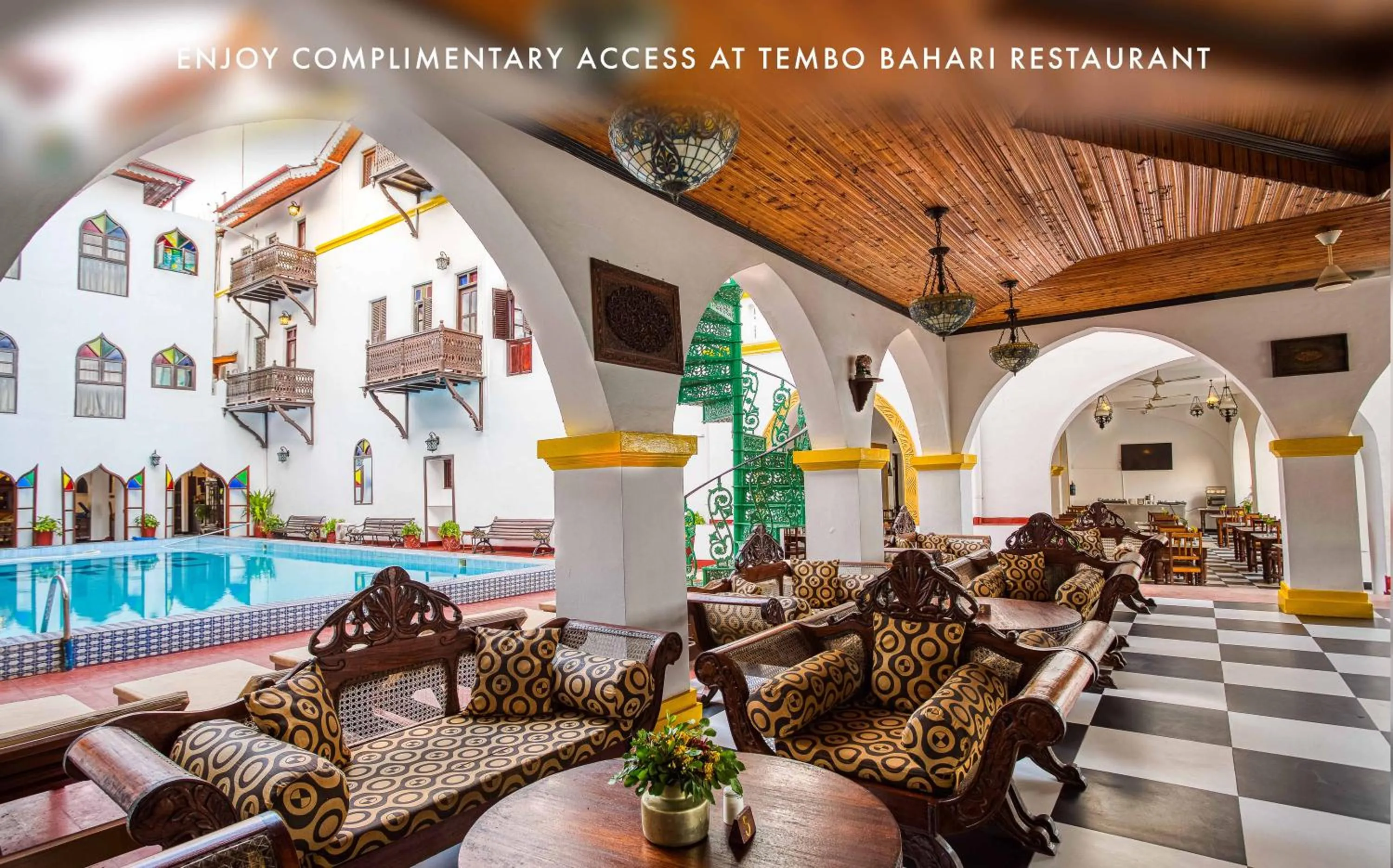 Restaurant/places to eat in Tembo Palace Hotel