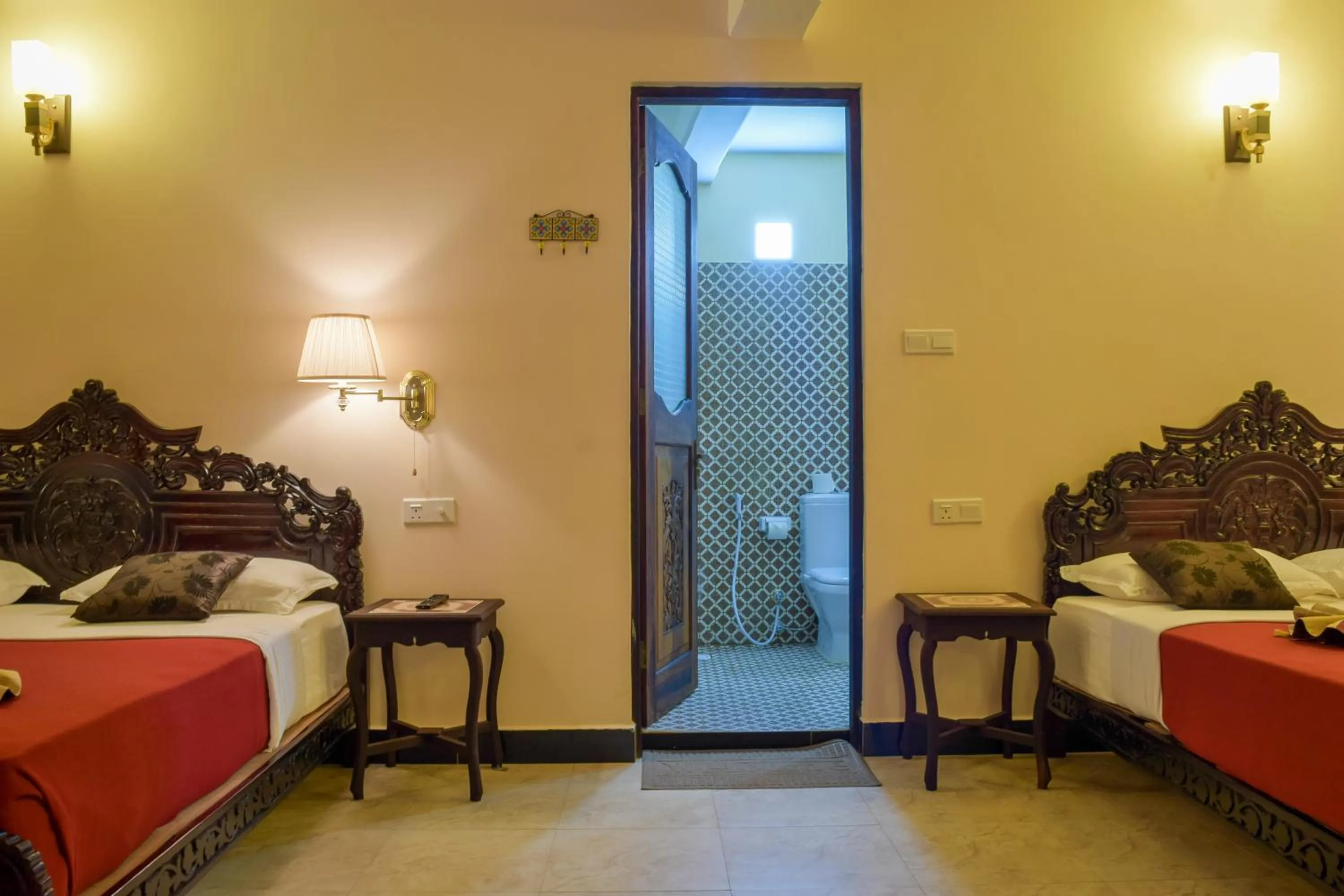 Bed in Tembo Palace Hotel