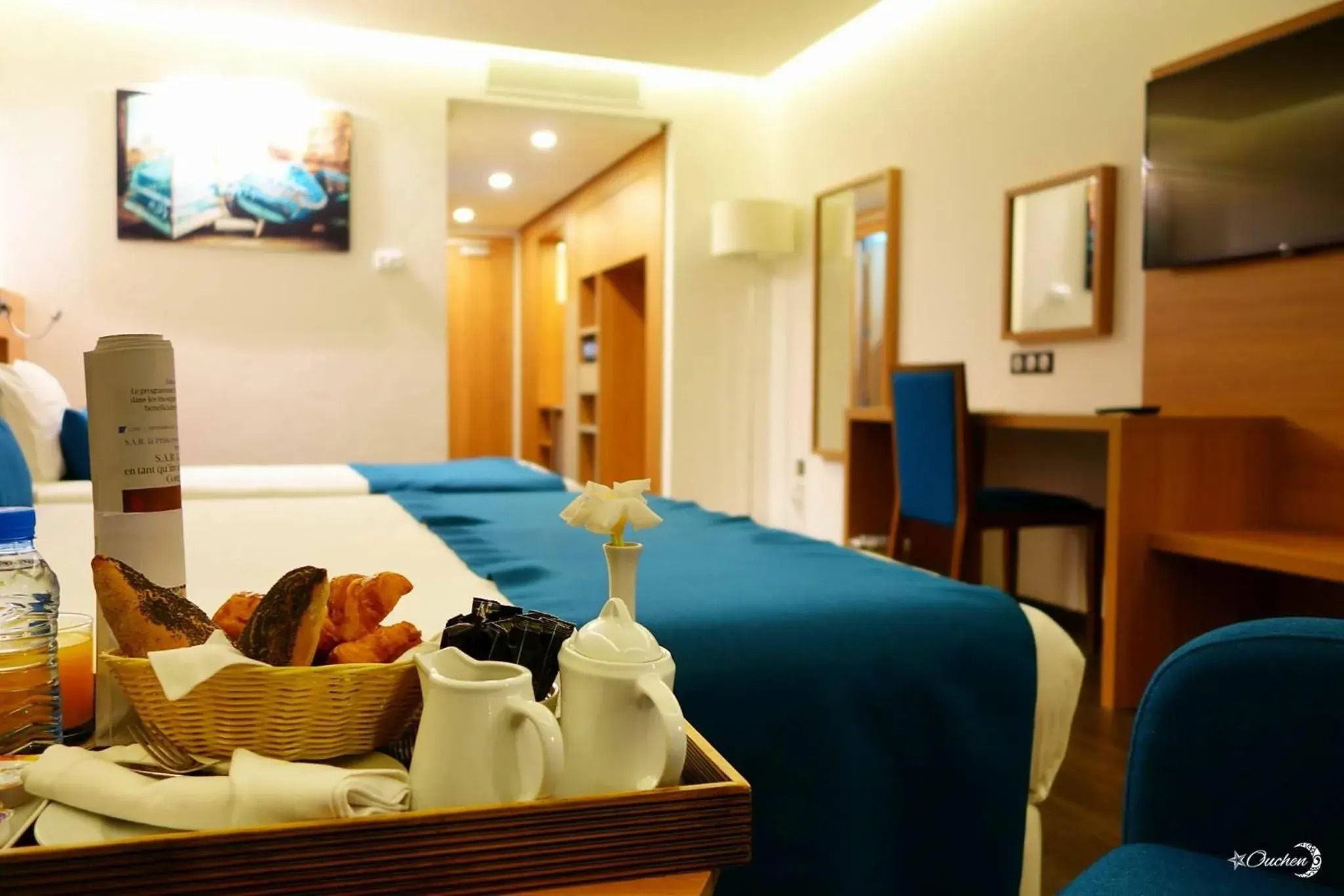 Deluxe Triple Room with Sea View in Fredj Hotel Deluxe Triple Room with Sea View in Fredj Hotel