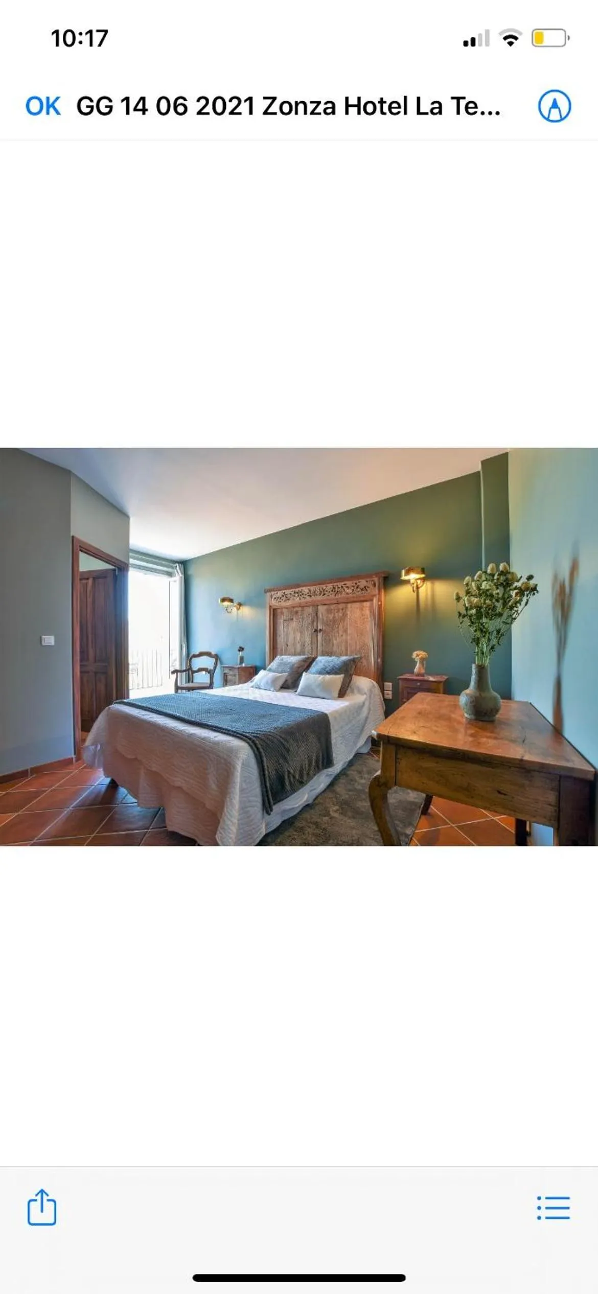 Double Room with Mountain View in Hotel La Terrasse